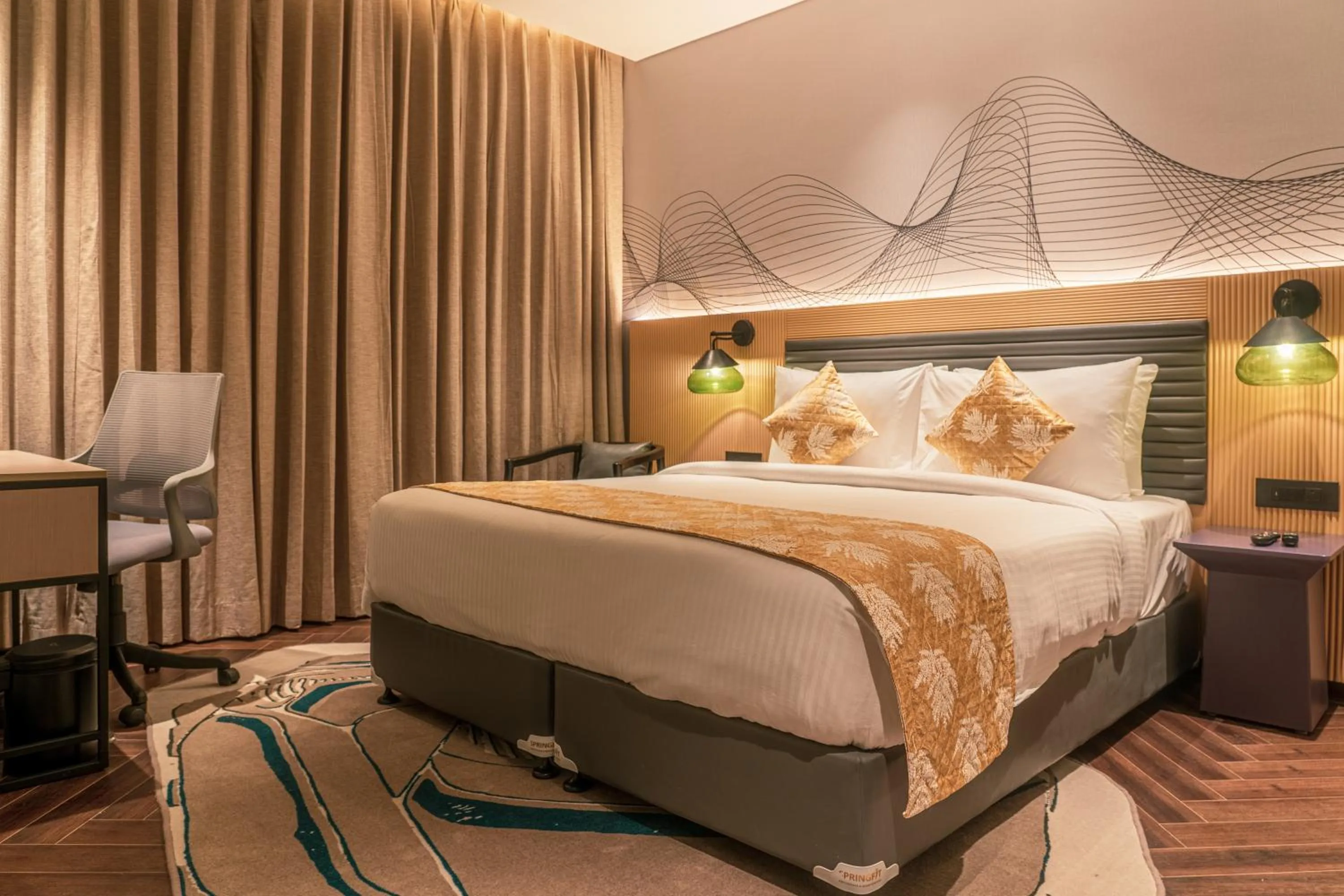 Bed in Ramada Encore By Wyndham Bhiwadi Phool Bagh Chowk