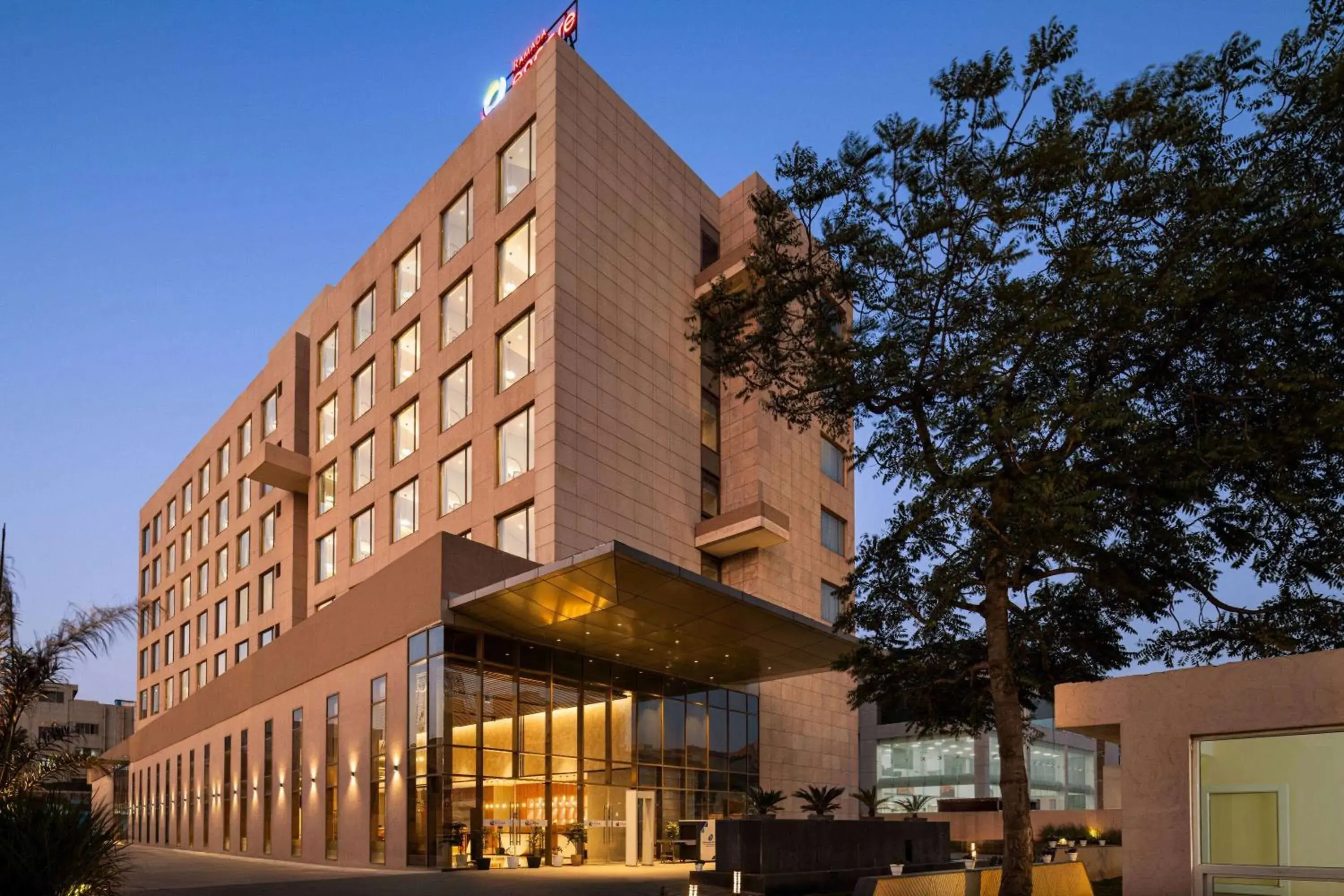 Property building in Ramada Encore By Wyndham Bhiwadi Phool Bagh Chowk Property building in Ramada Encore By Wyndham Bhiwadi Phool Bagh Chowk