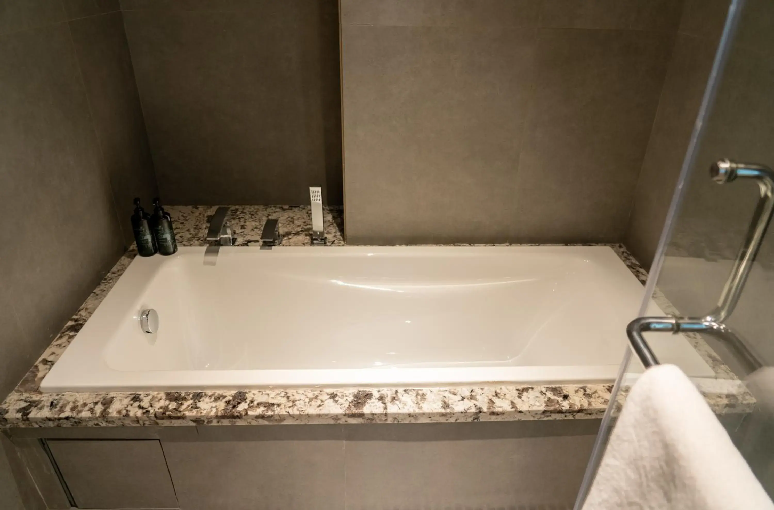 Bathroom in Ramada Encore By Wyndham Bhiwadi Phool Bagh Chowk Bathroom in Ramada Encore By Wyndham Bhiwadi Phool Bagh Chowk