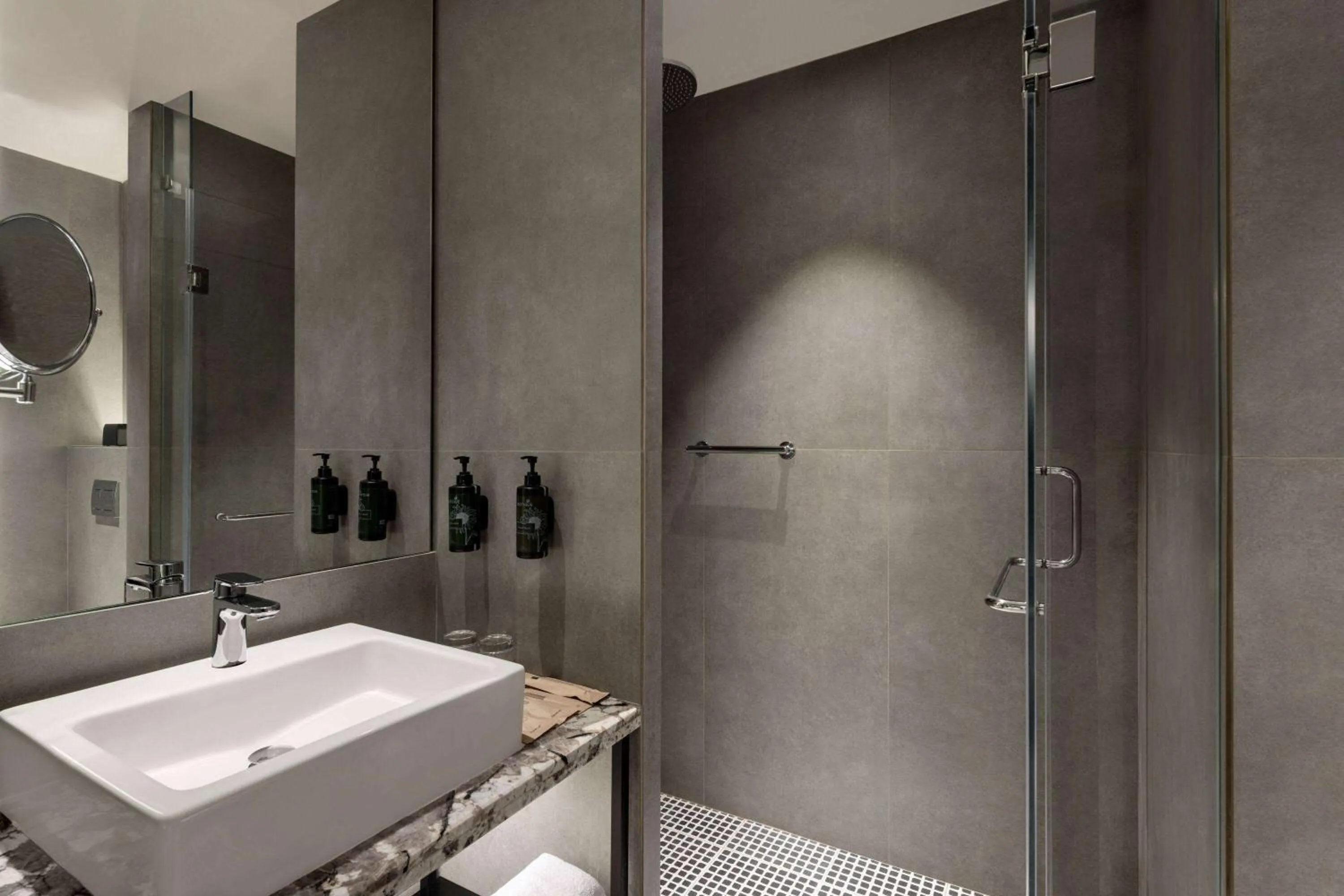 Bathroom in Ramada Encore By Wyndham Bhiwadi Phool Bagh Chowk