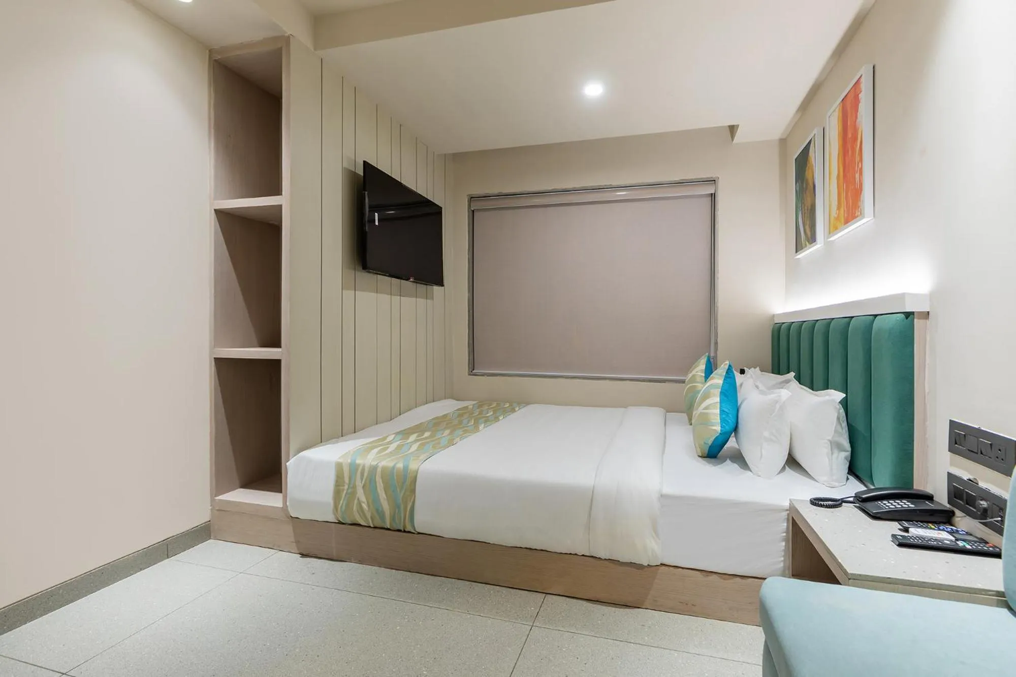 Bed in FabHotel Red Vibe