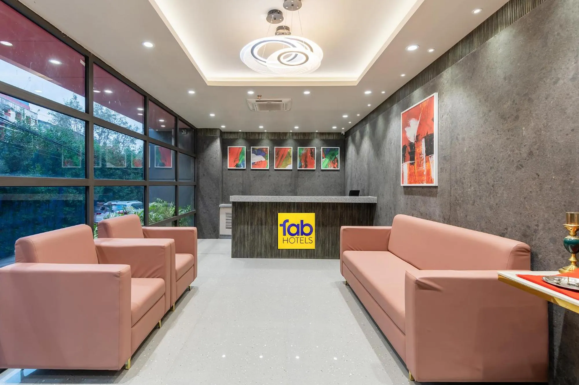 Lobby or reception in FabHotel Red Vibe