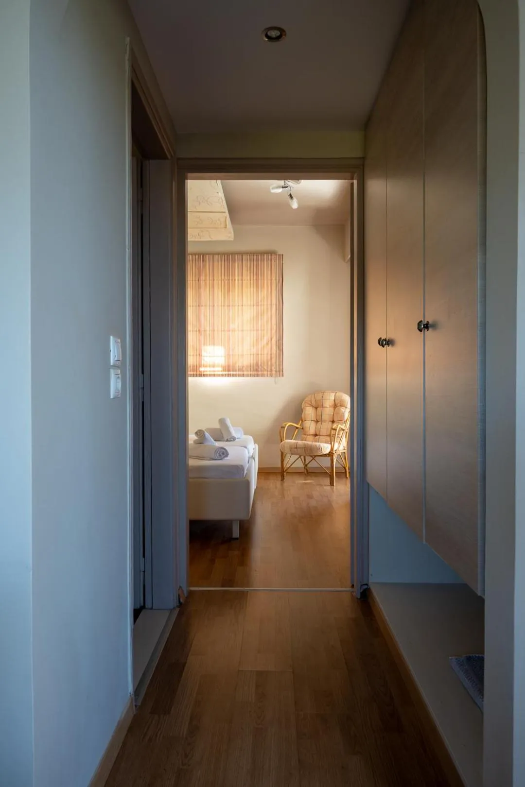 Bed in Triantafillas Suites