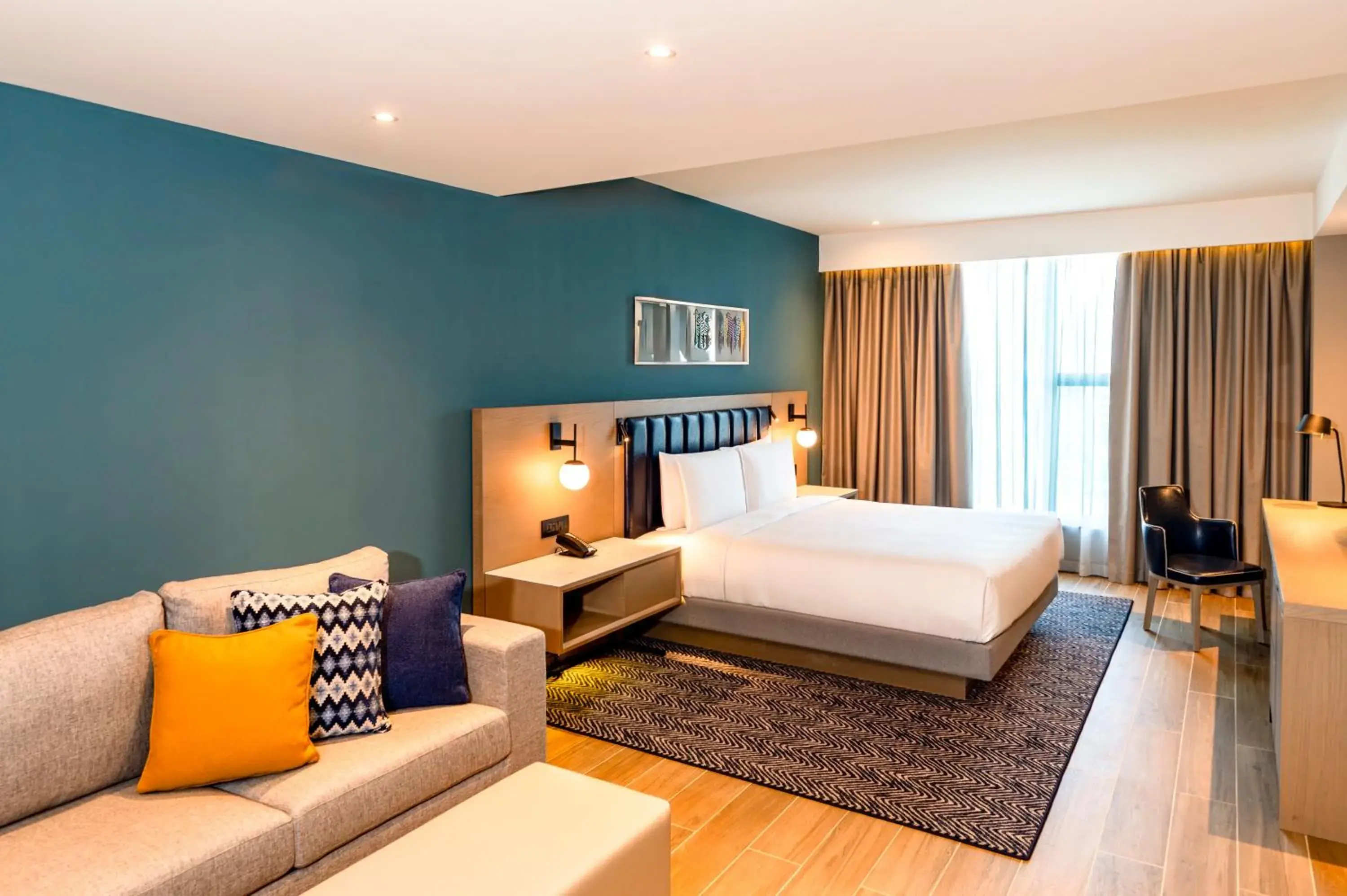 Deluxe King Room with One King Bed and Forest View in Hyatt Place Nairobi Westlands Deluxe King Room with One King Bed and Forest View in Hyatt Place Nairobi Westlands