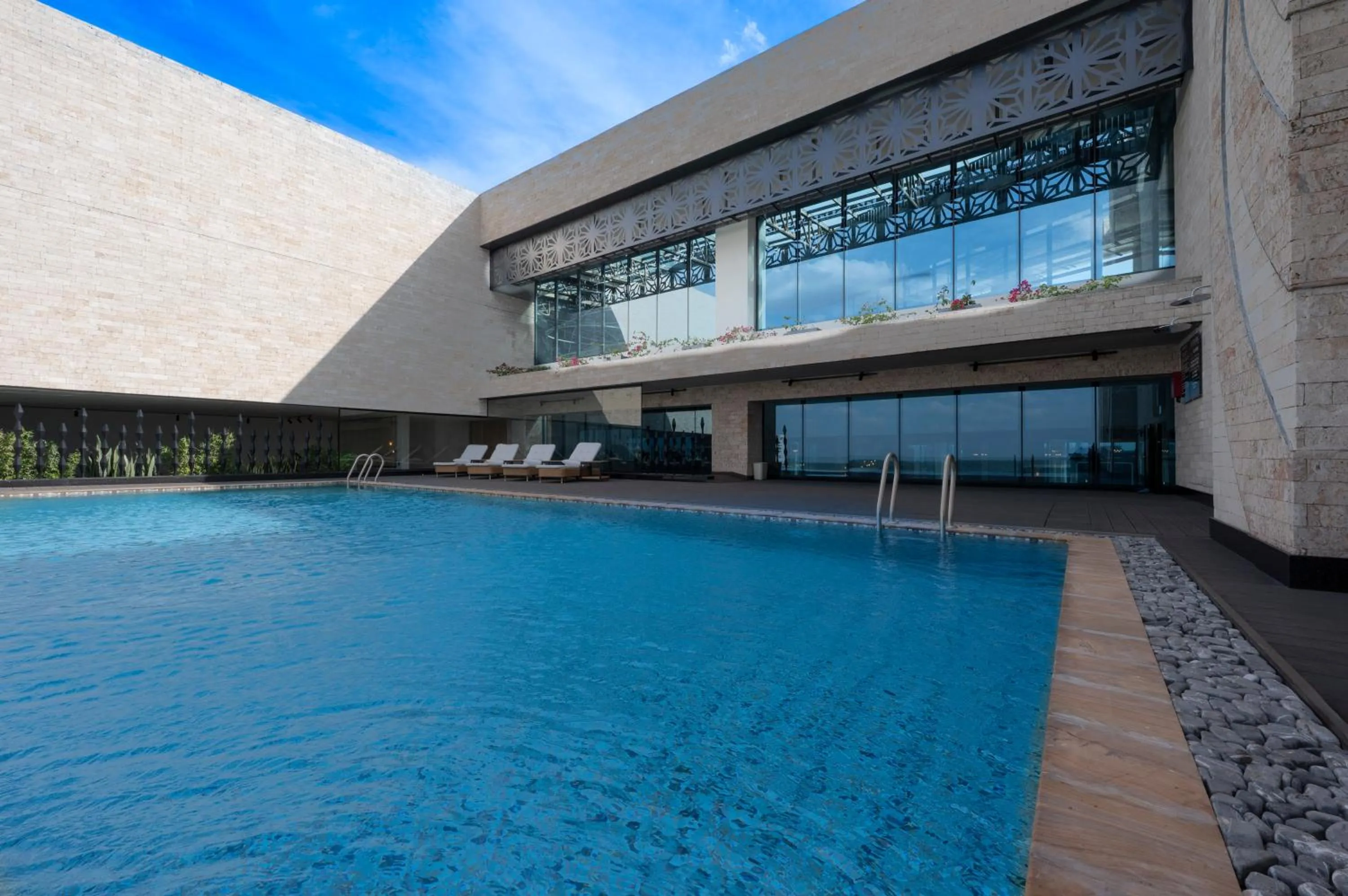 Pool view in Hyatt Place Nairobi Westlands