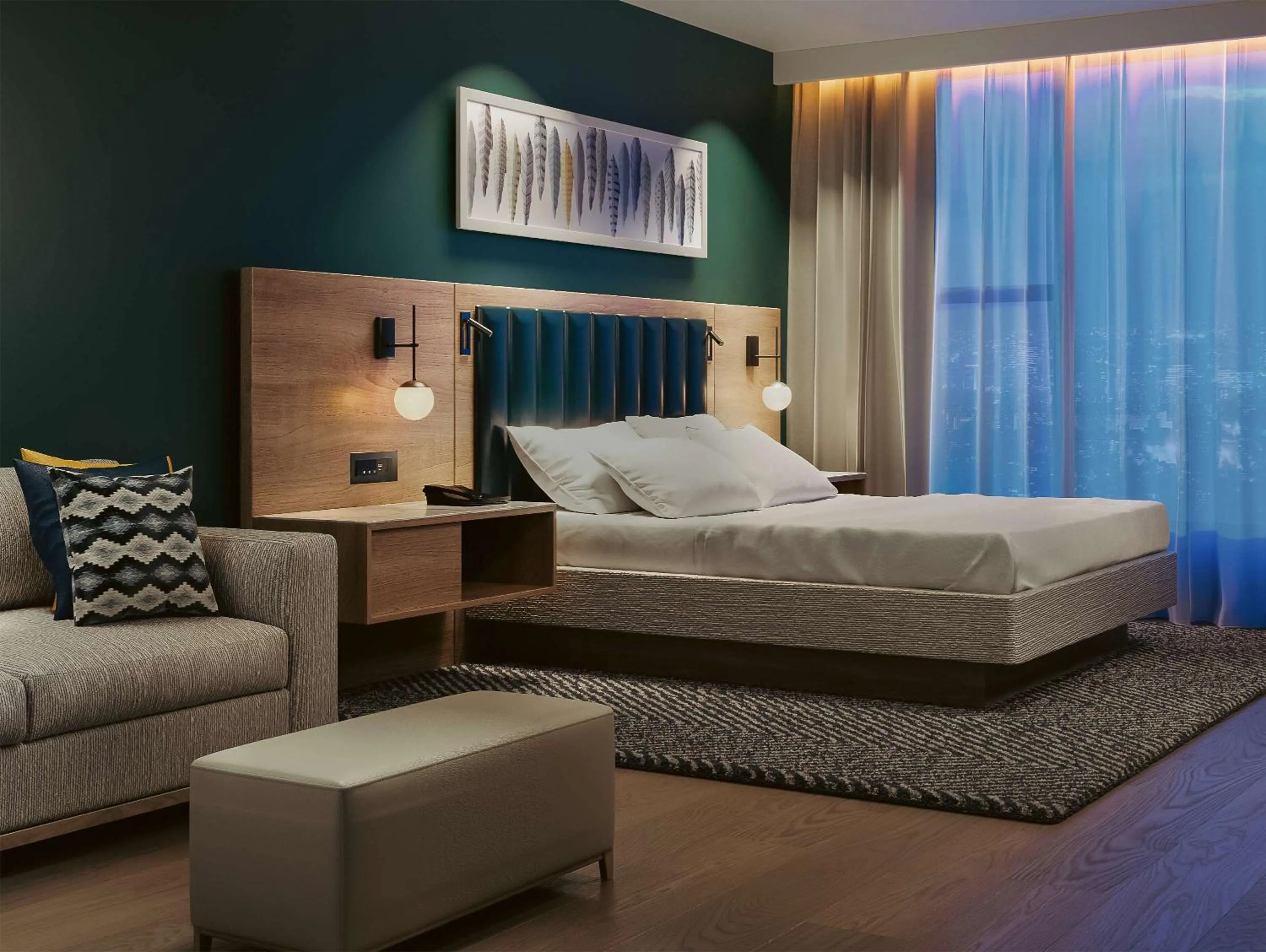 Bedroom, Bed in Hyatt Place Nairobi Westlands