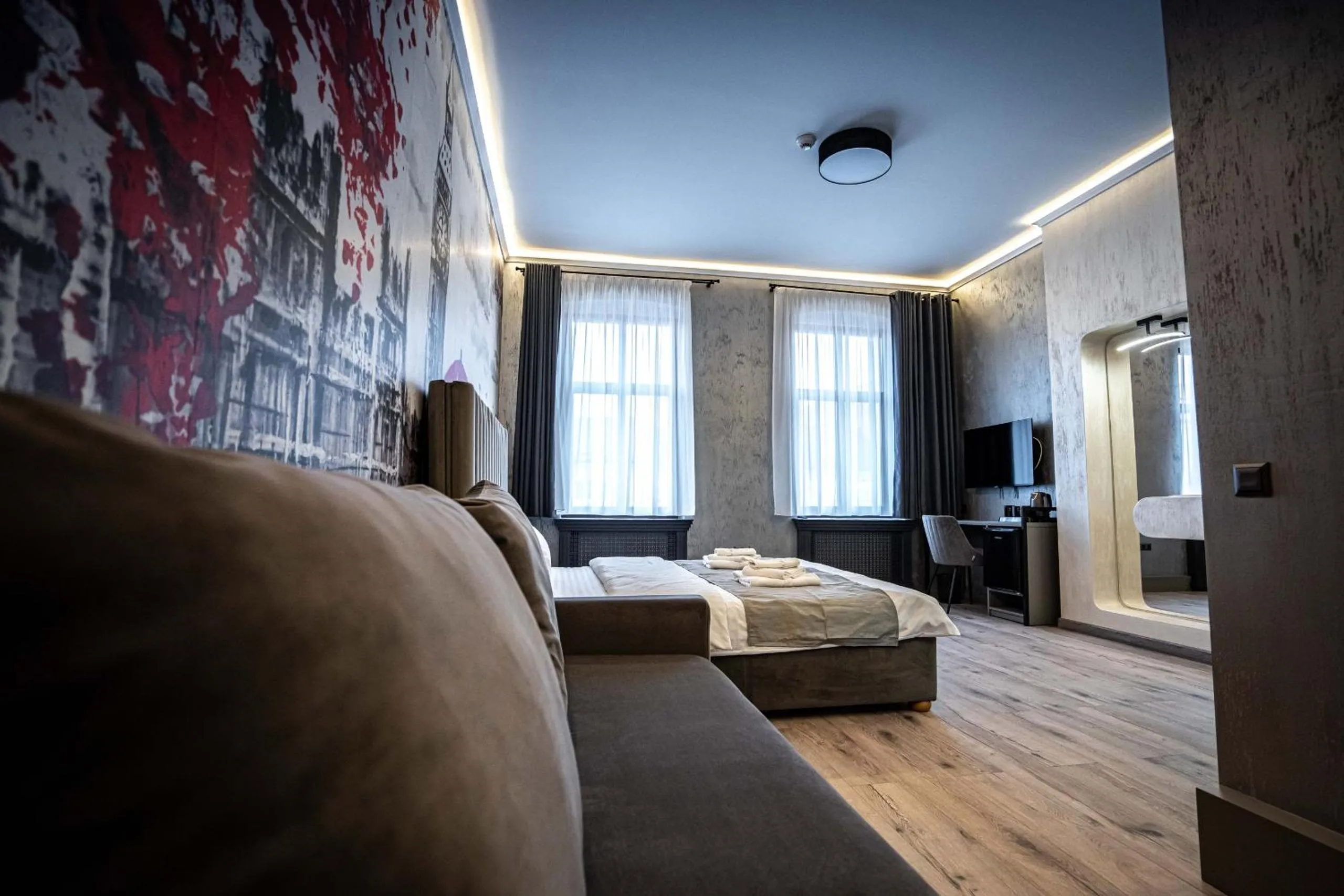 Photo of the whole room, Bed in City Boutique Hotel Reghin