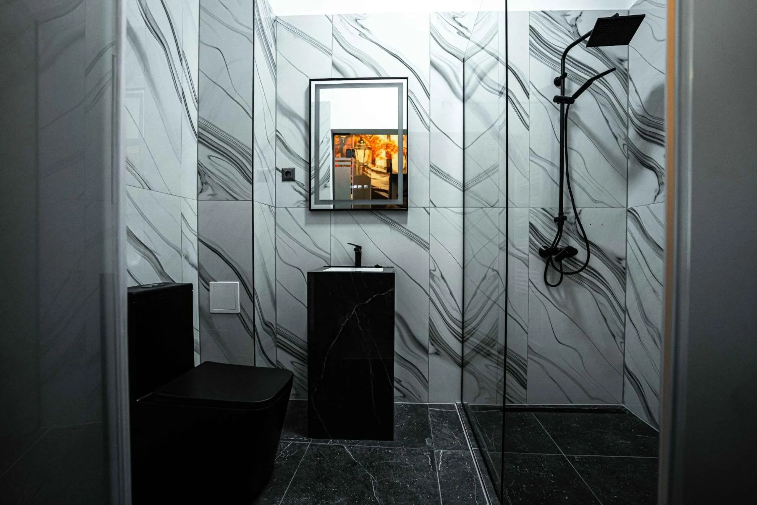 Bathroom in City Boutique Hotel Reghin