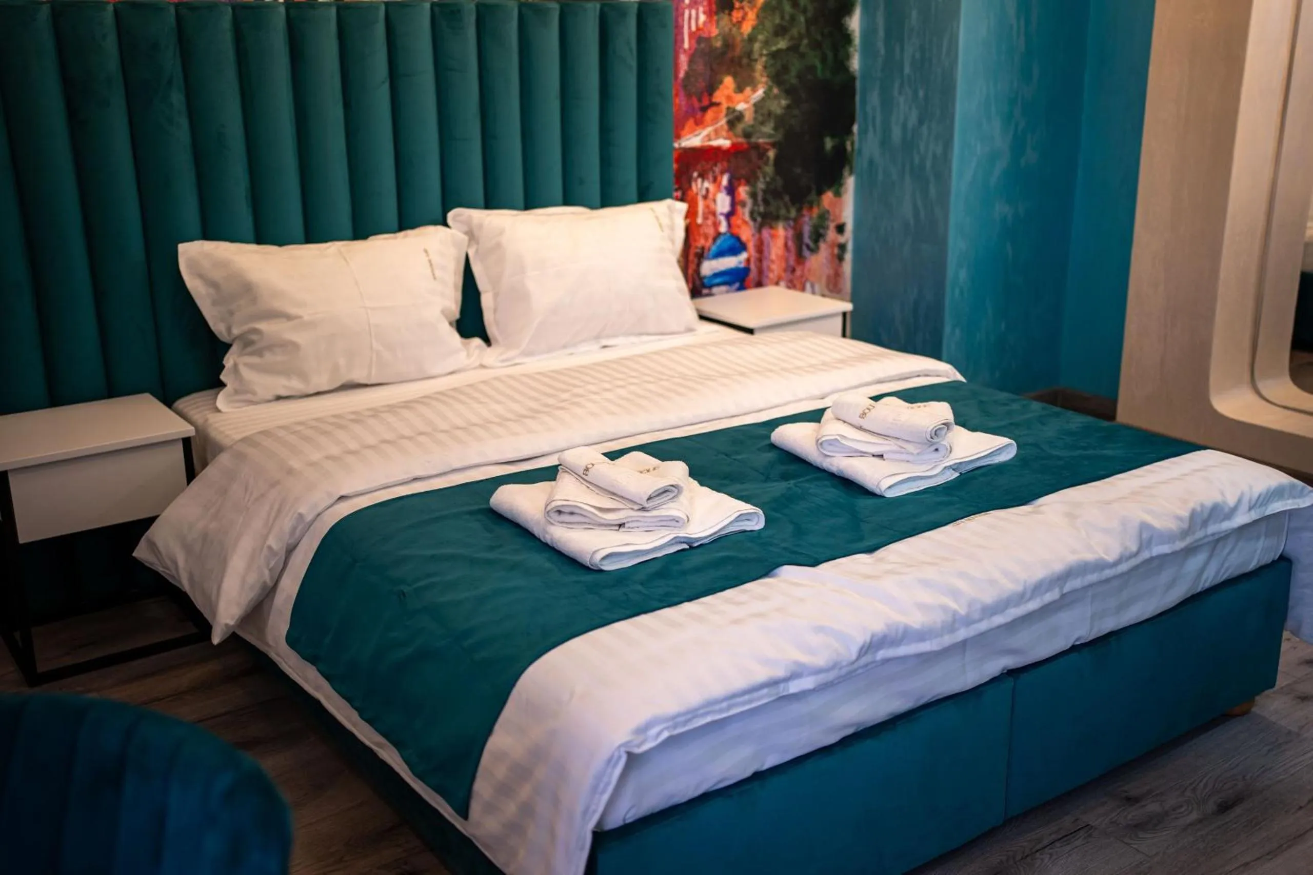 Bedroom, Bed in City Boutique Hotel Reghin