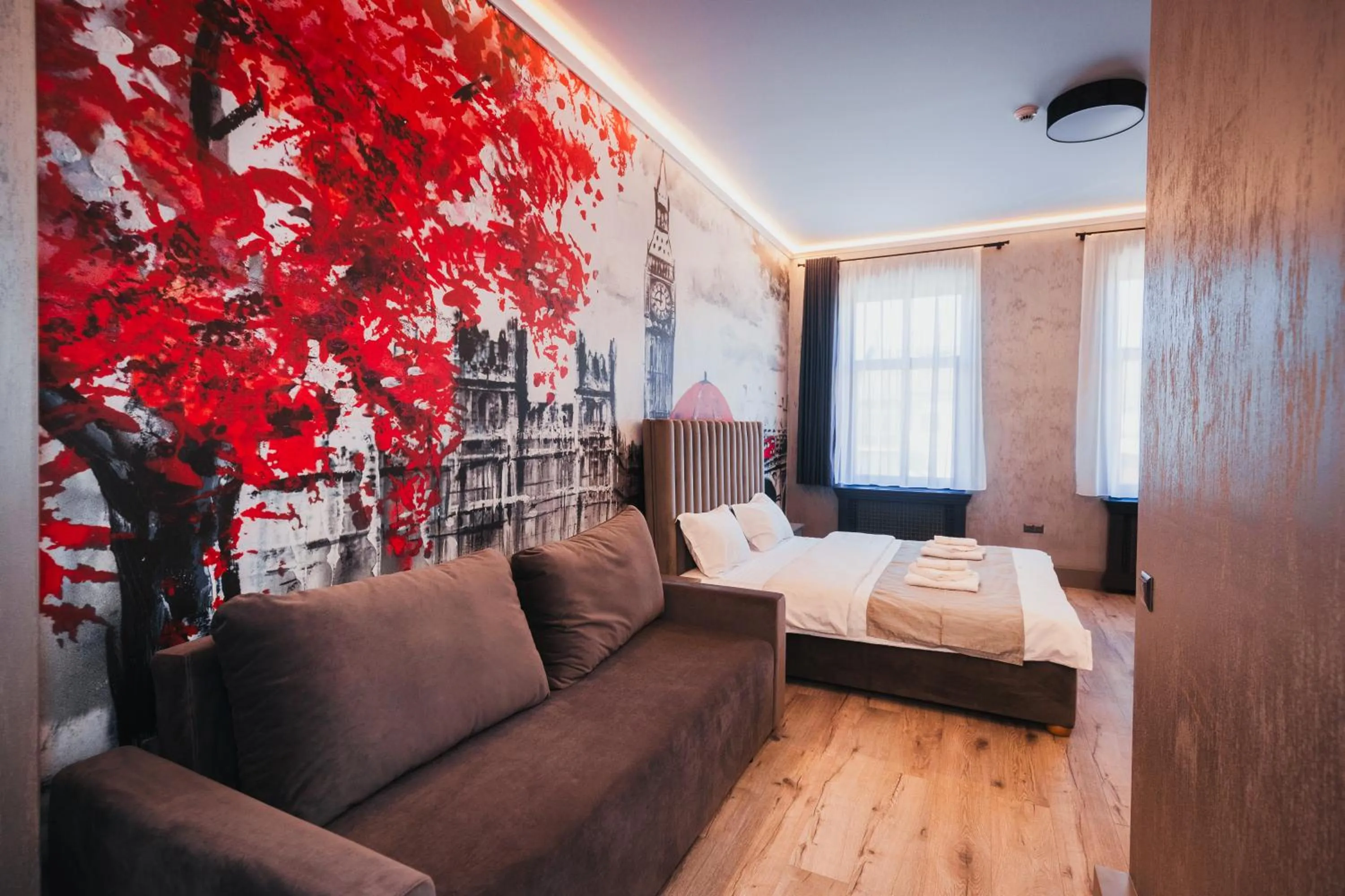 Bedroom, Bed in City Boutique Hotel Reghin