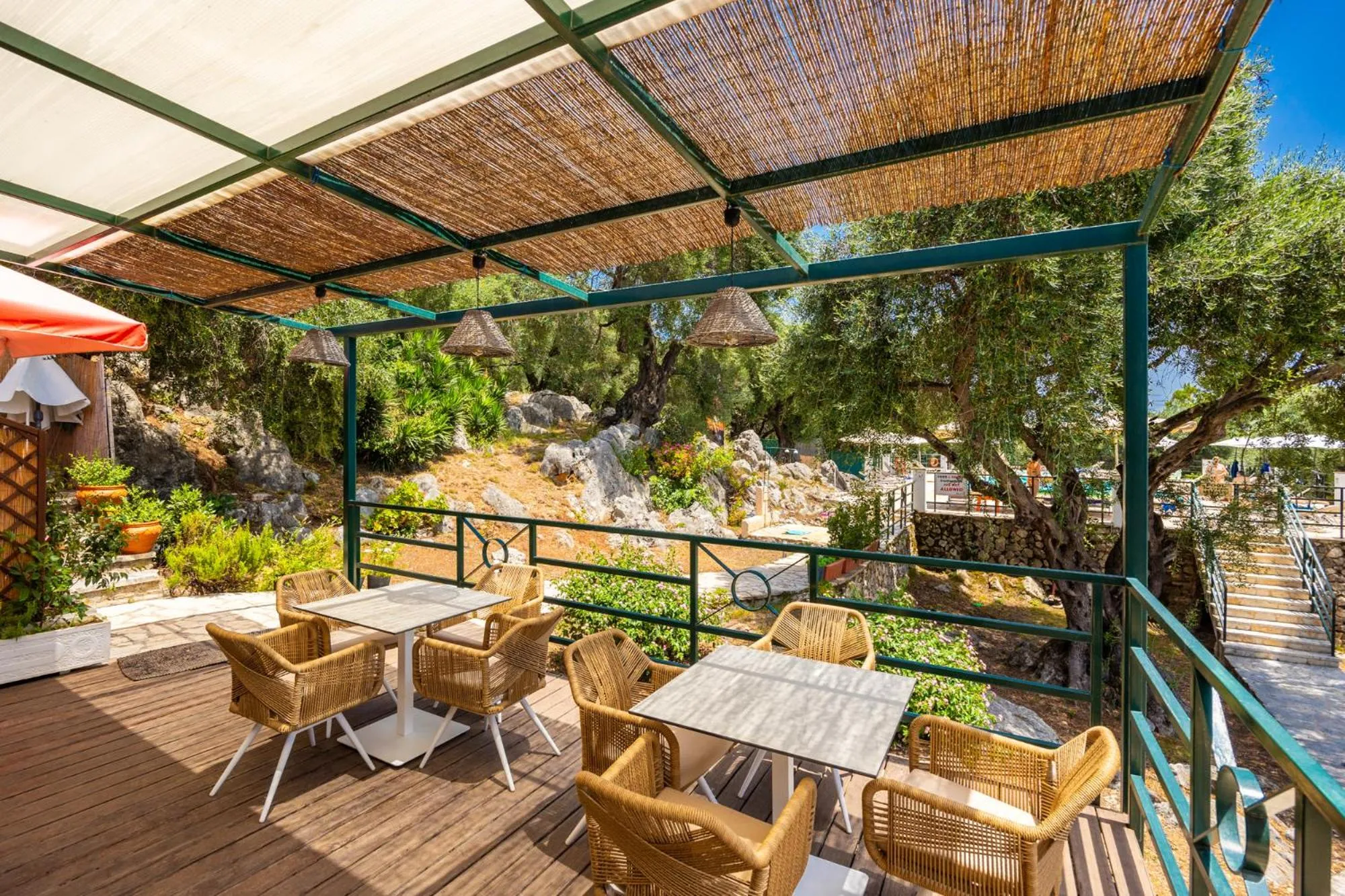 Restaurant/places to eat in Nissaki Sea View Hotel