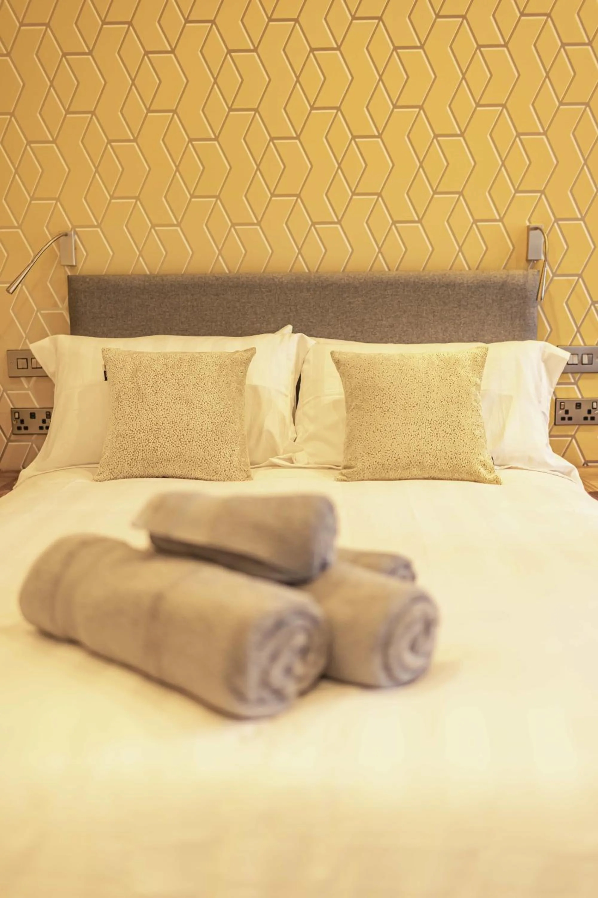 Bed in Rooms at The Vault