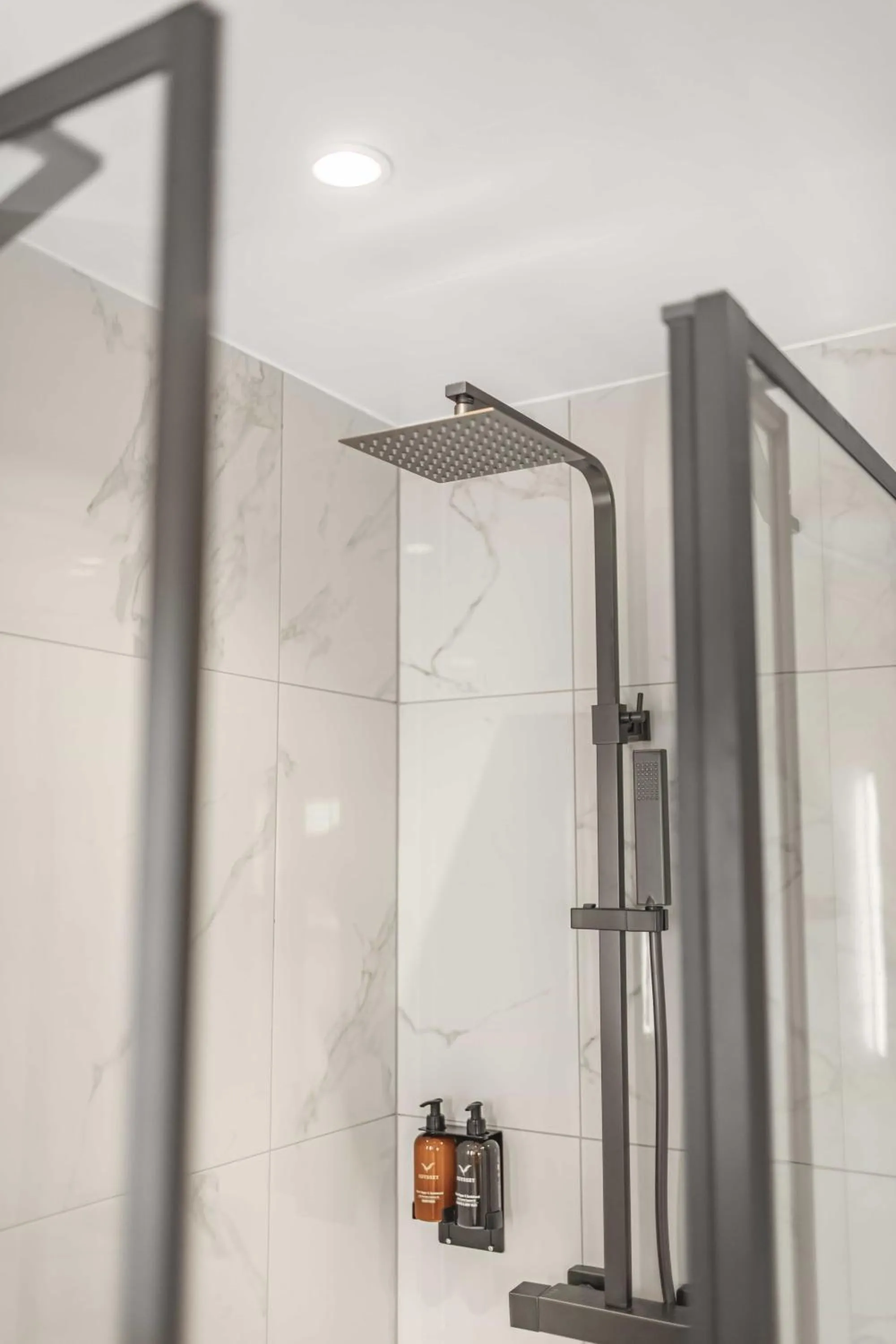 Shower in Rooms at The Vault