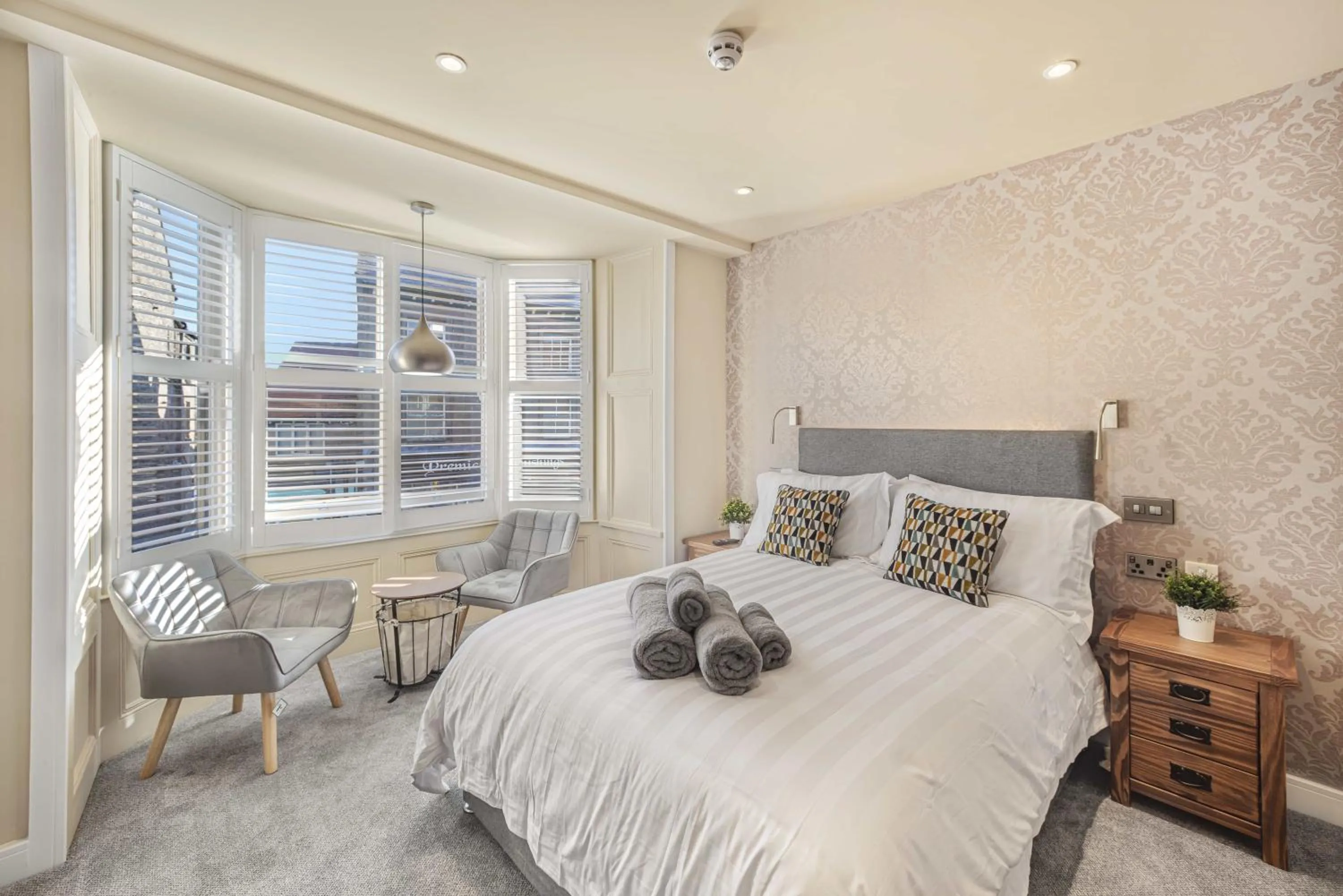 Bed in Rooms at The Vault