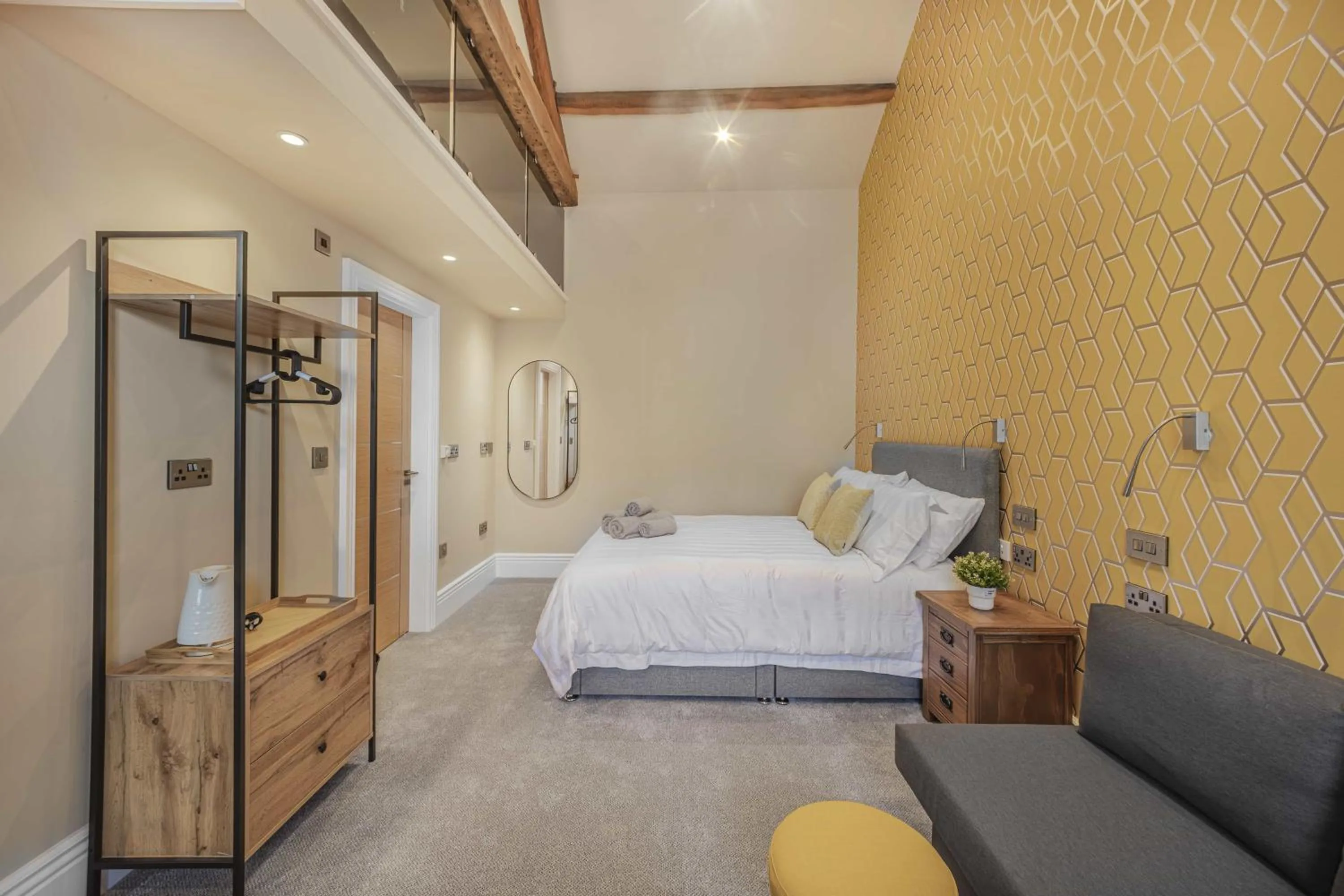 Bed in Rooms at The Vault