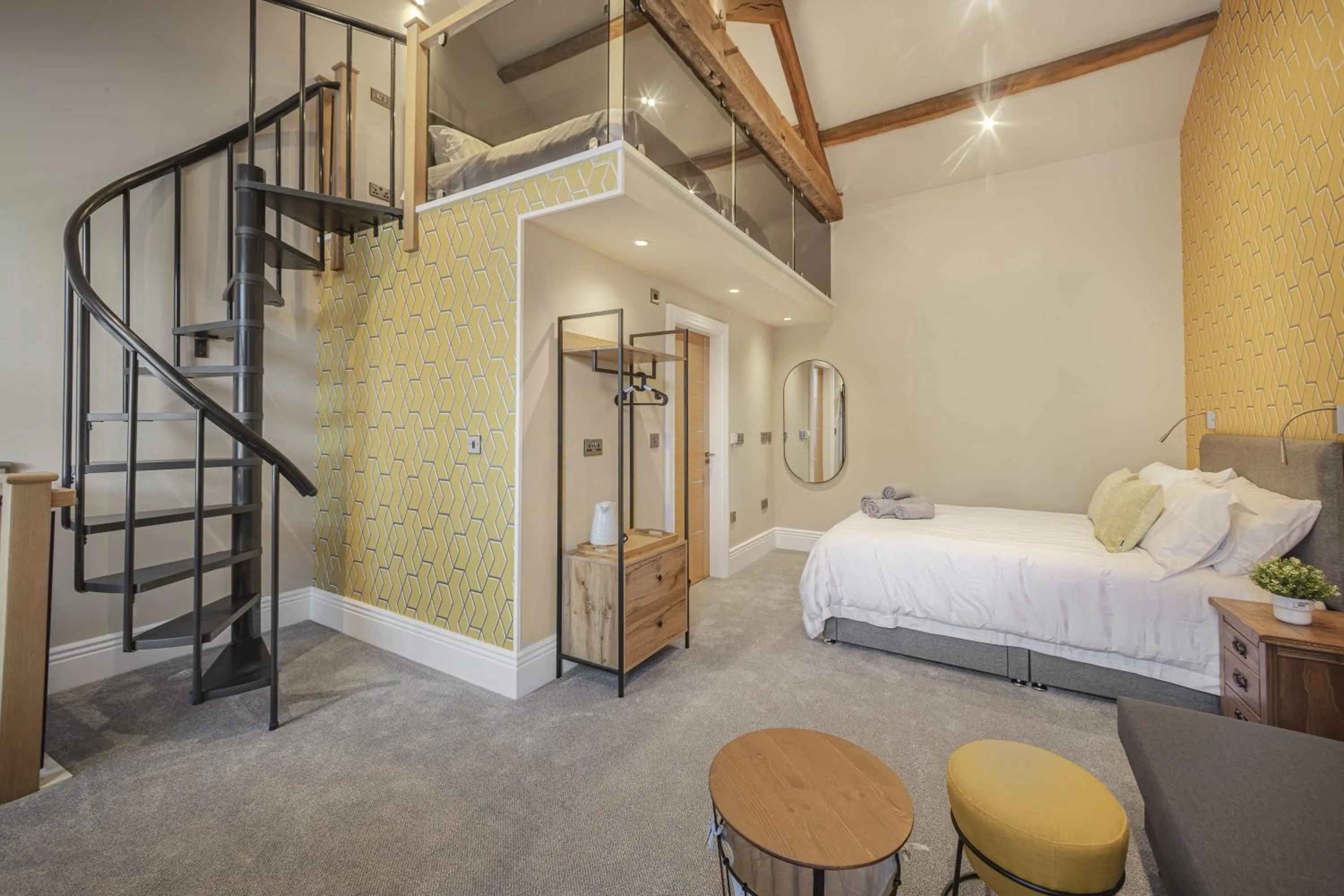 Bed in Rooms at The Vault