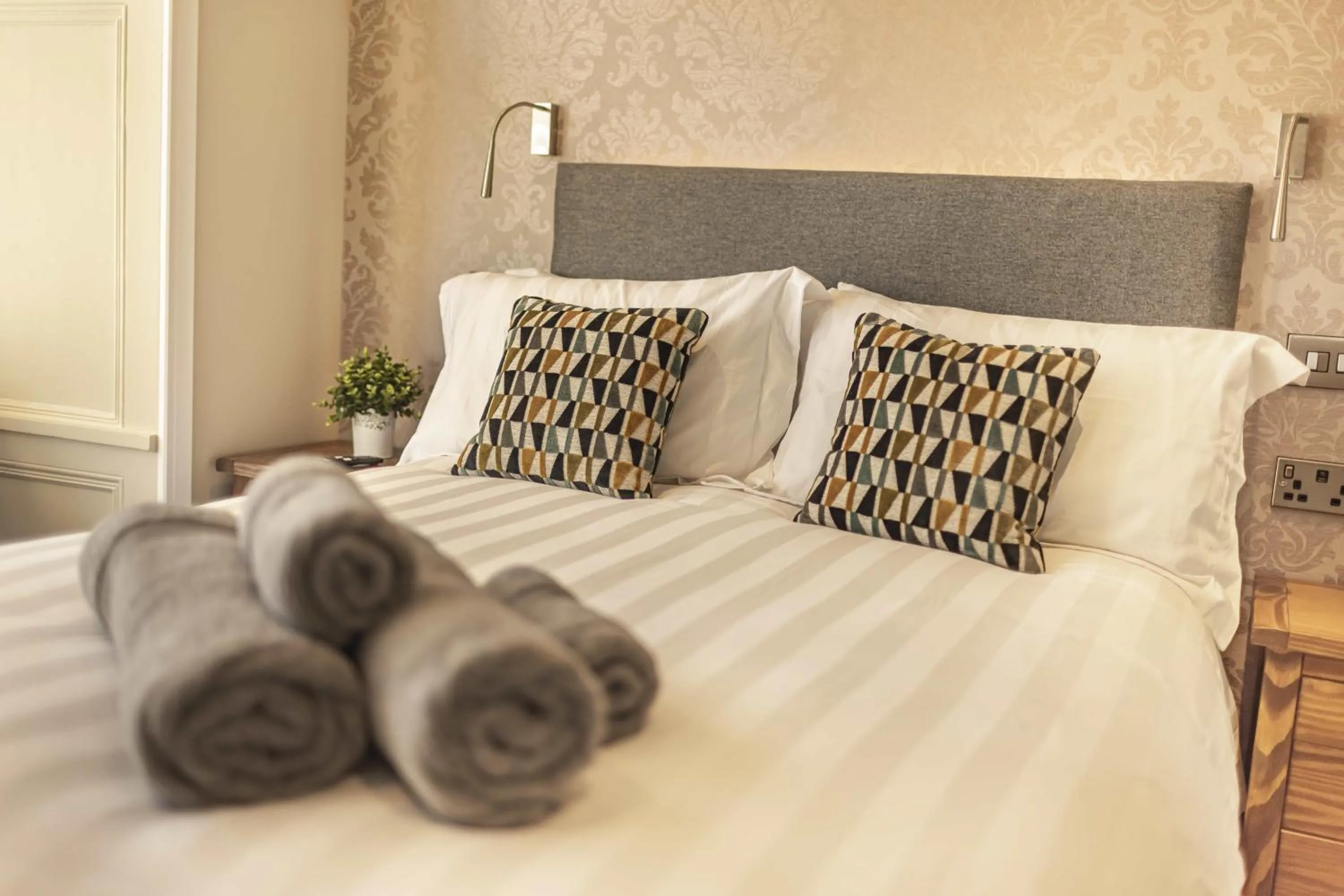 Bed in Rooms at The Vault