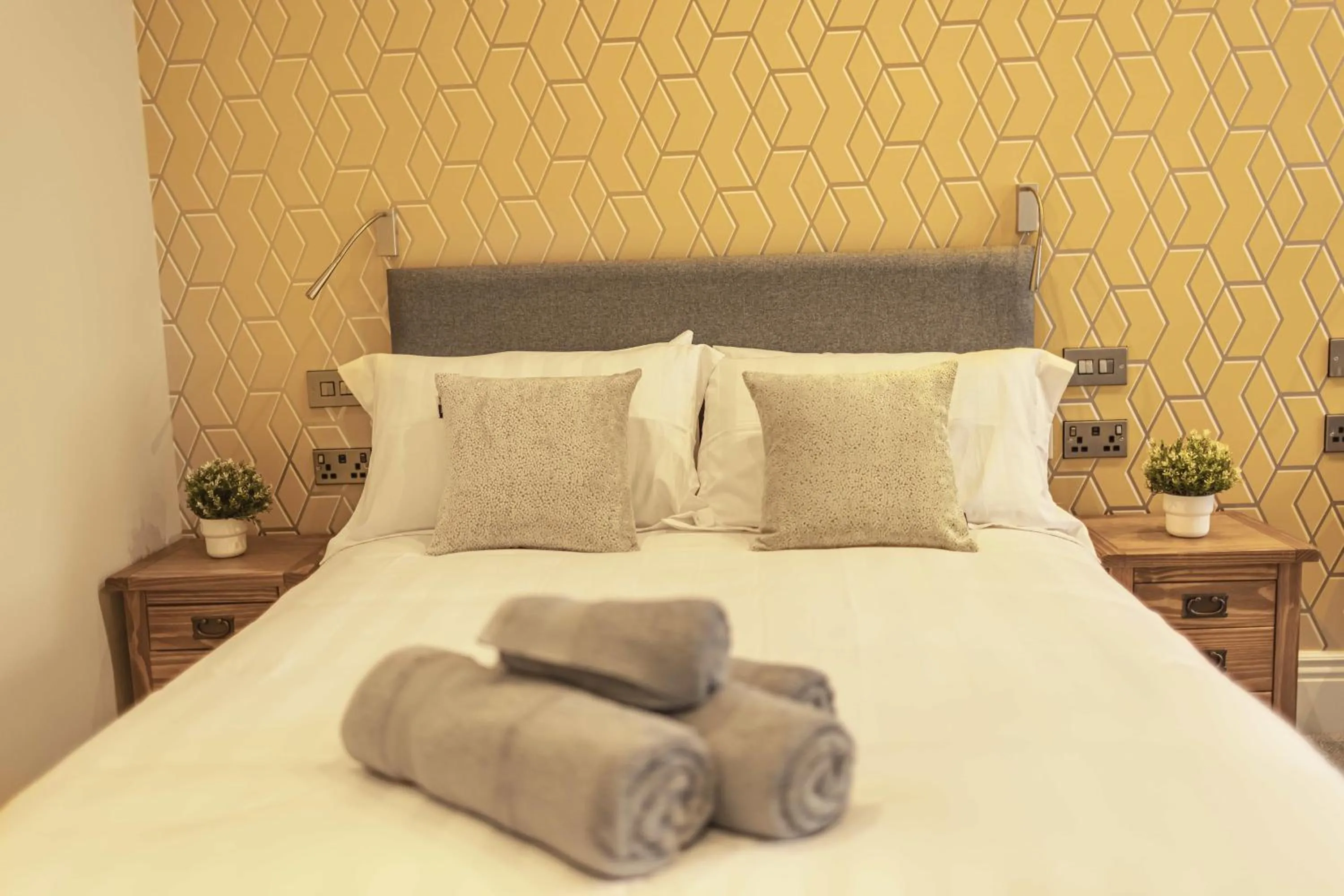 Bed in Rooms at The Vault