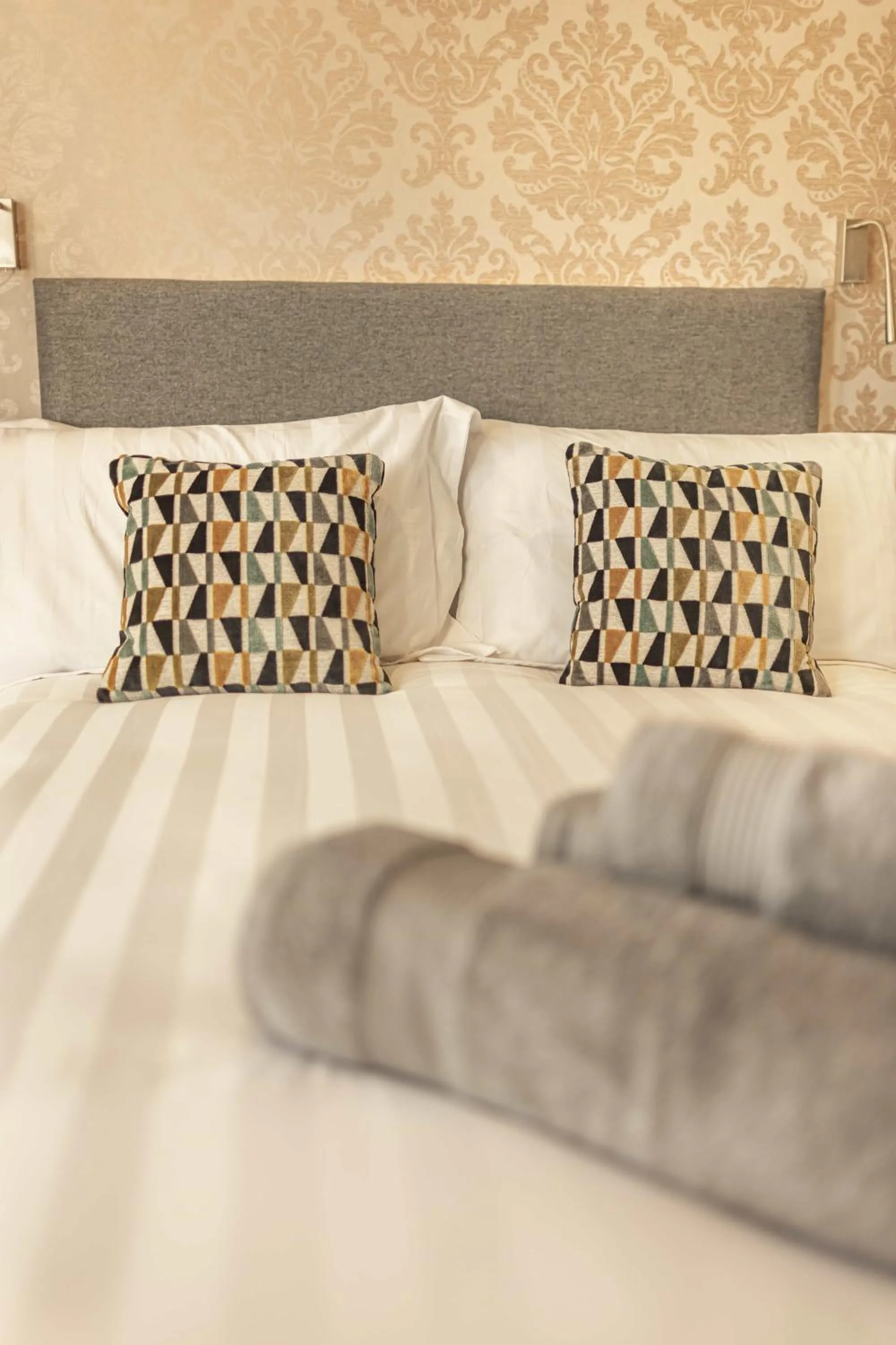 Bed in Rooms at The Vault