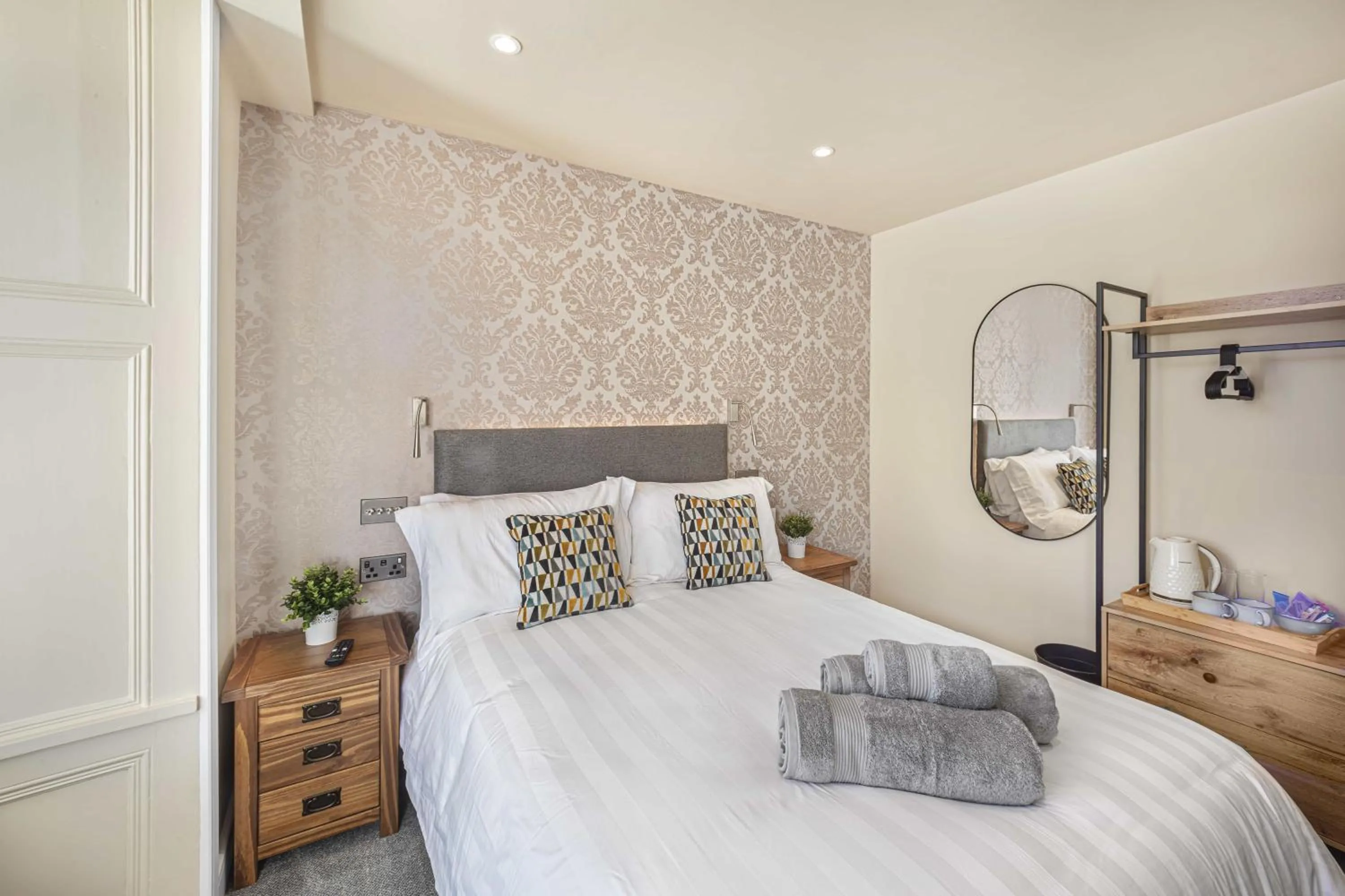 Bed in Rooms at The Vault