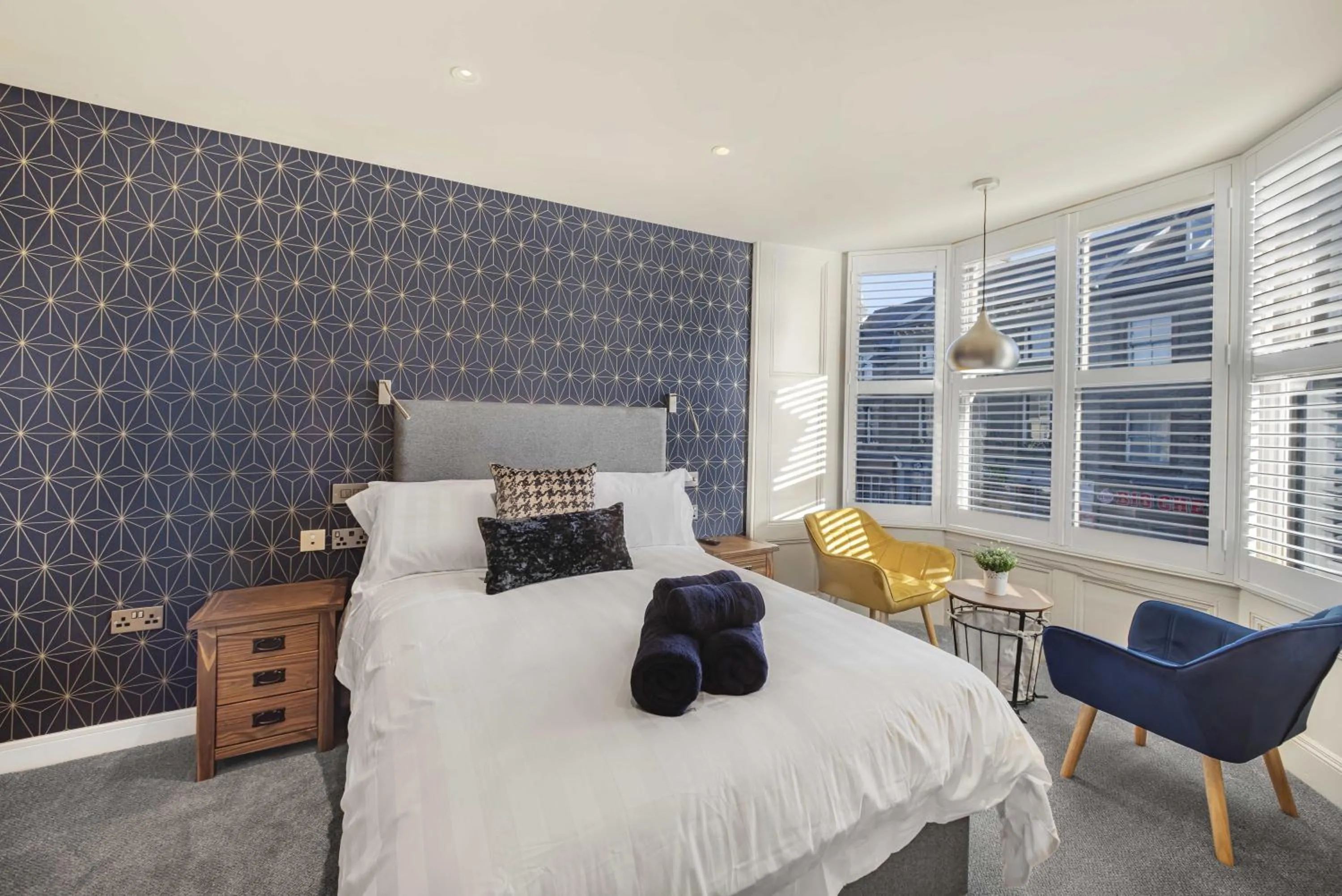 Bed in Rooms at The Vault
