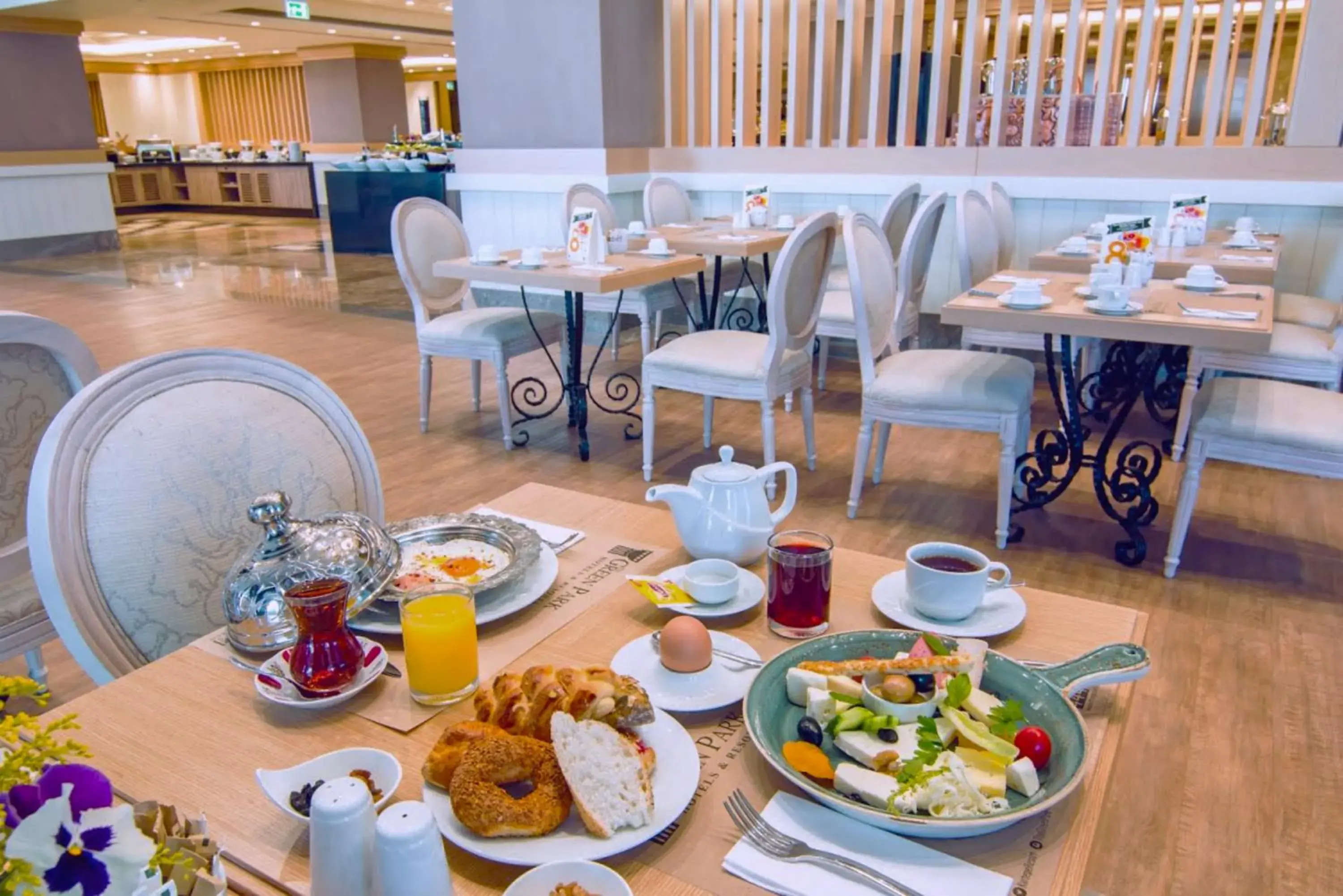 Buffet breakfast in The Green Park Ankara Buffet breakfast in The Green Park Ankara