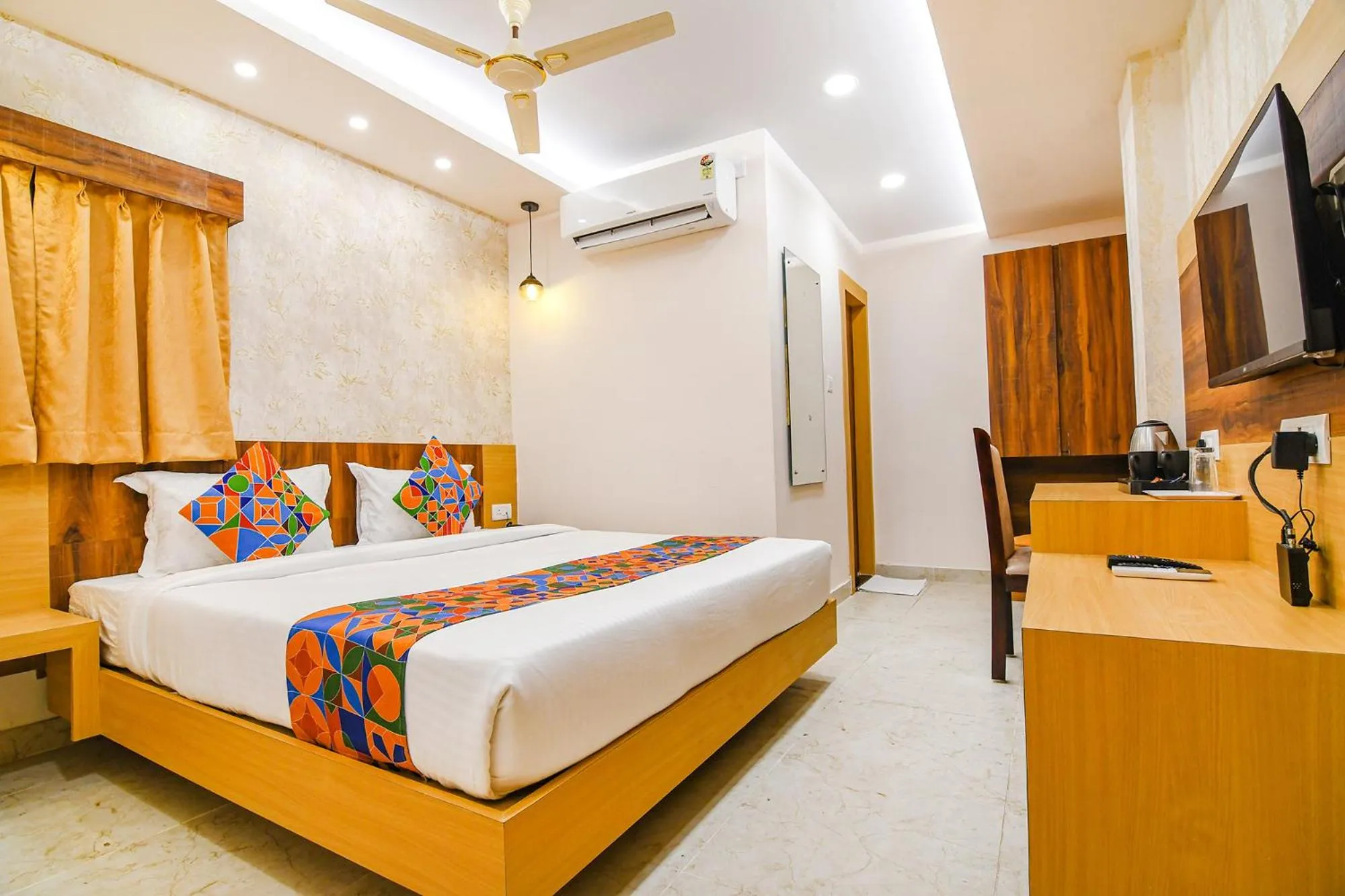 Bed in FabHotel Sonali Golden Palace - Nr Bhubaneswar Railway Station
