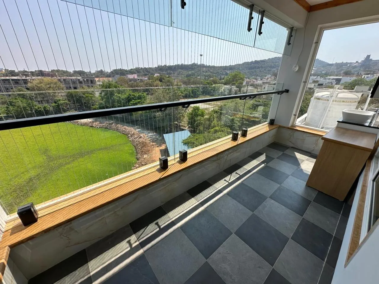 Balcony/Terrace in The VP Residency Towerrs