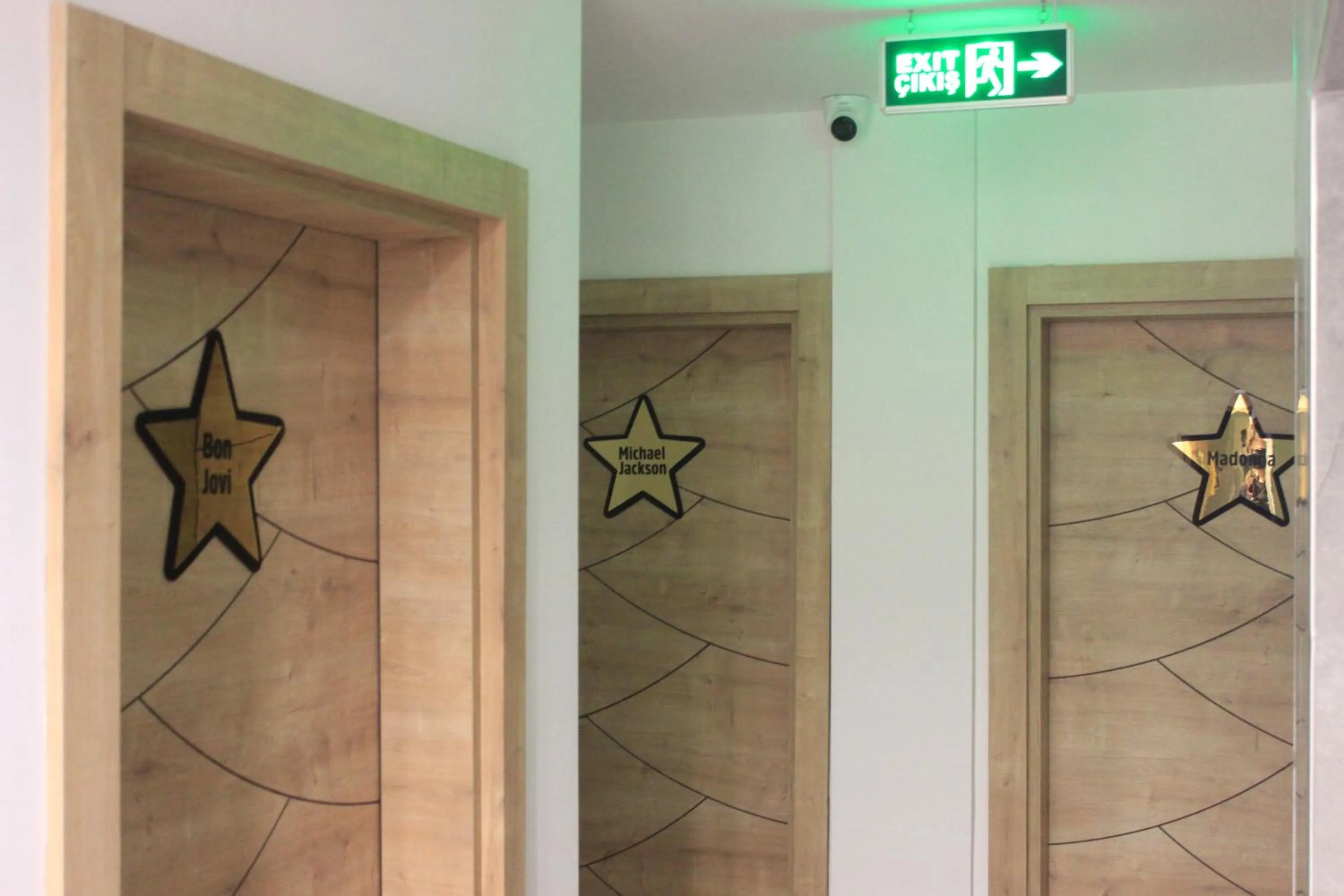 Decorative detail in Retro Star Suites