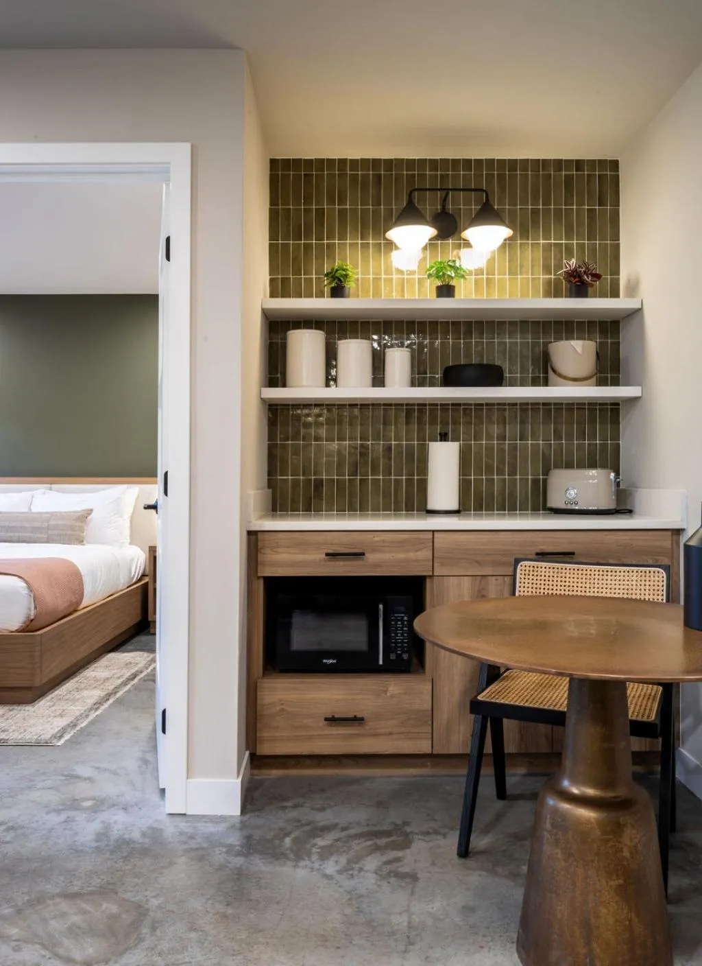 Seating area, Bed in The Dylin by Mint House