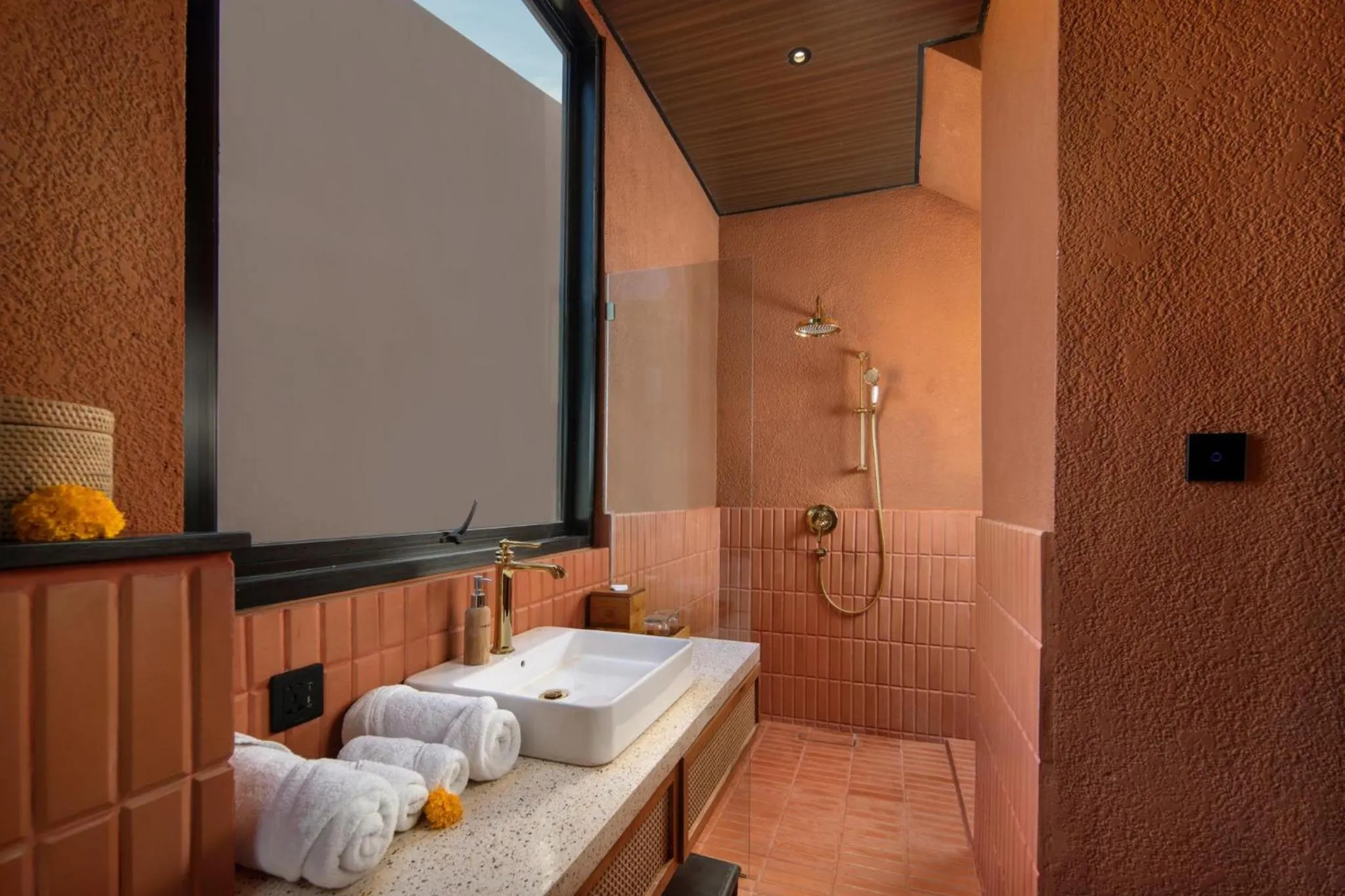 Bathroom in Earth Villa Canggu by Ini Vie Hospitality
