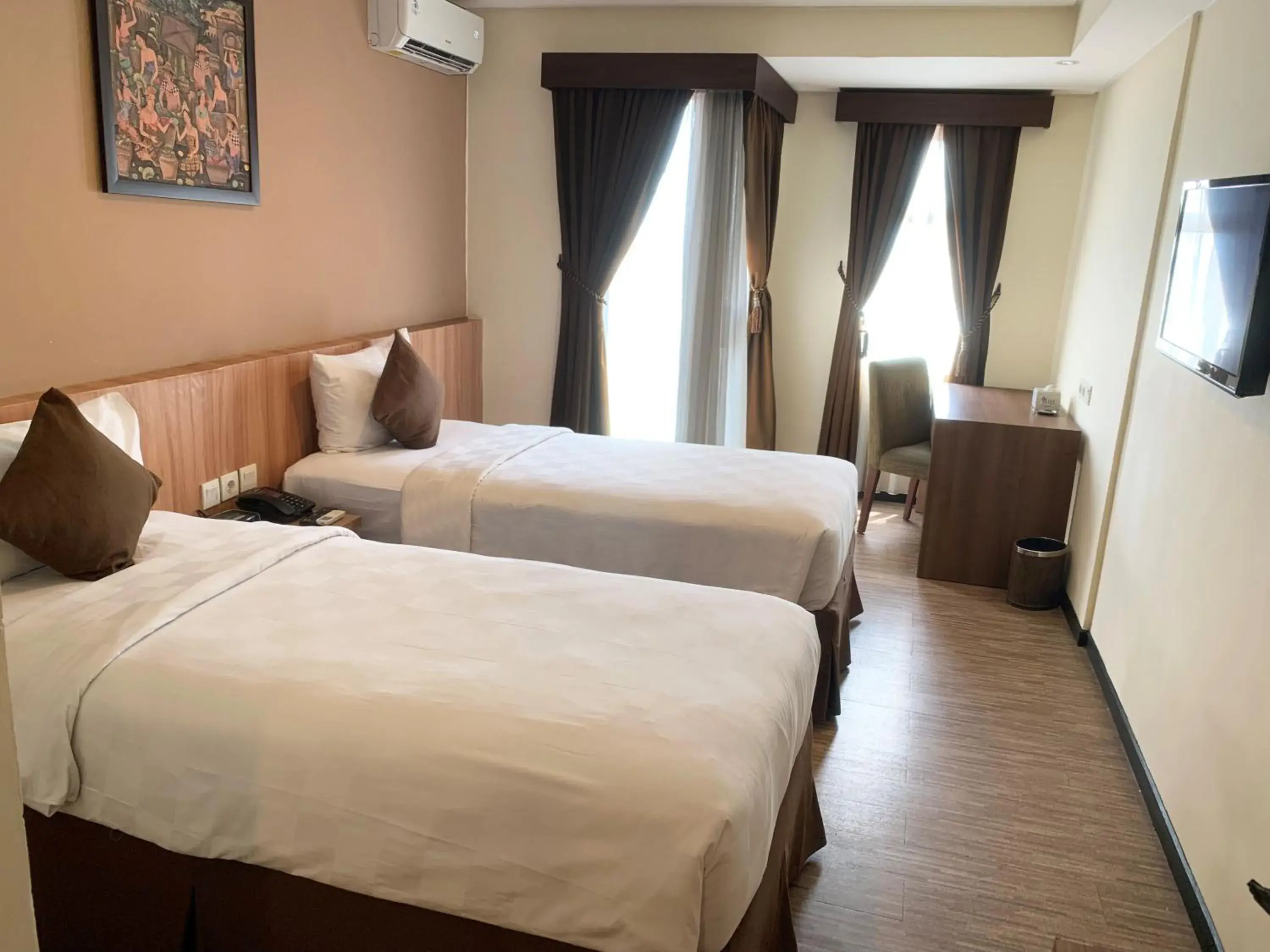 Bedroom, Bed in Grand Serpong Hotel Bedroom, Bed in Grand Serpong Hotel