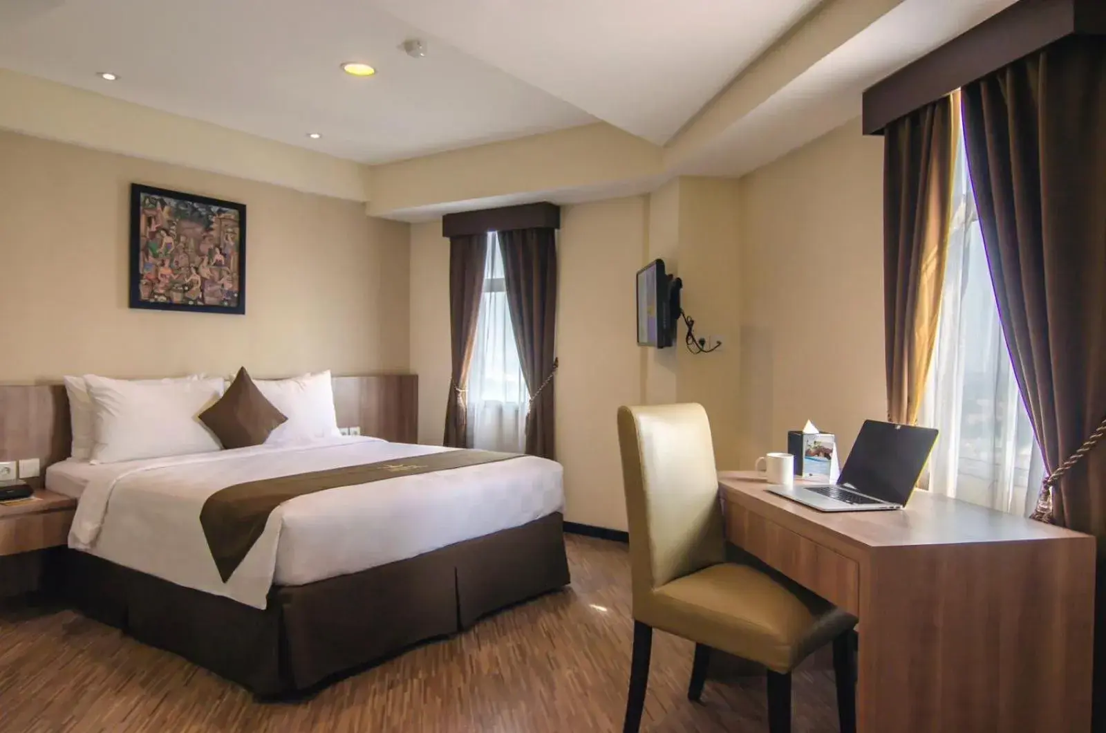 Bedroom, Bed in Grand Serpong Hotel Bedroom, Bed in Grand Serpong Hotel