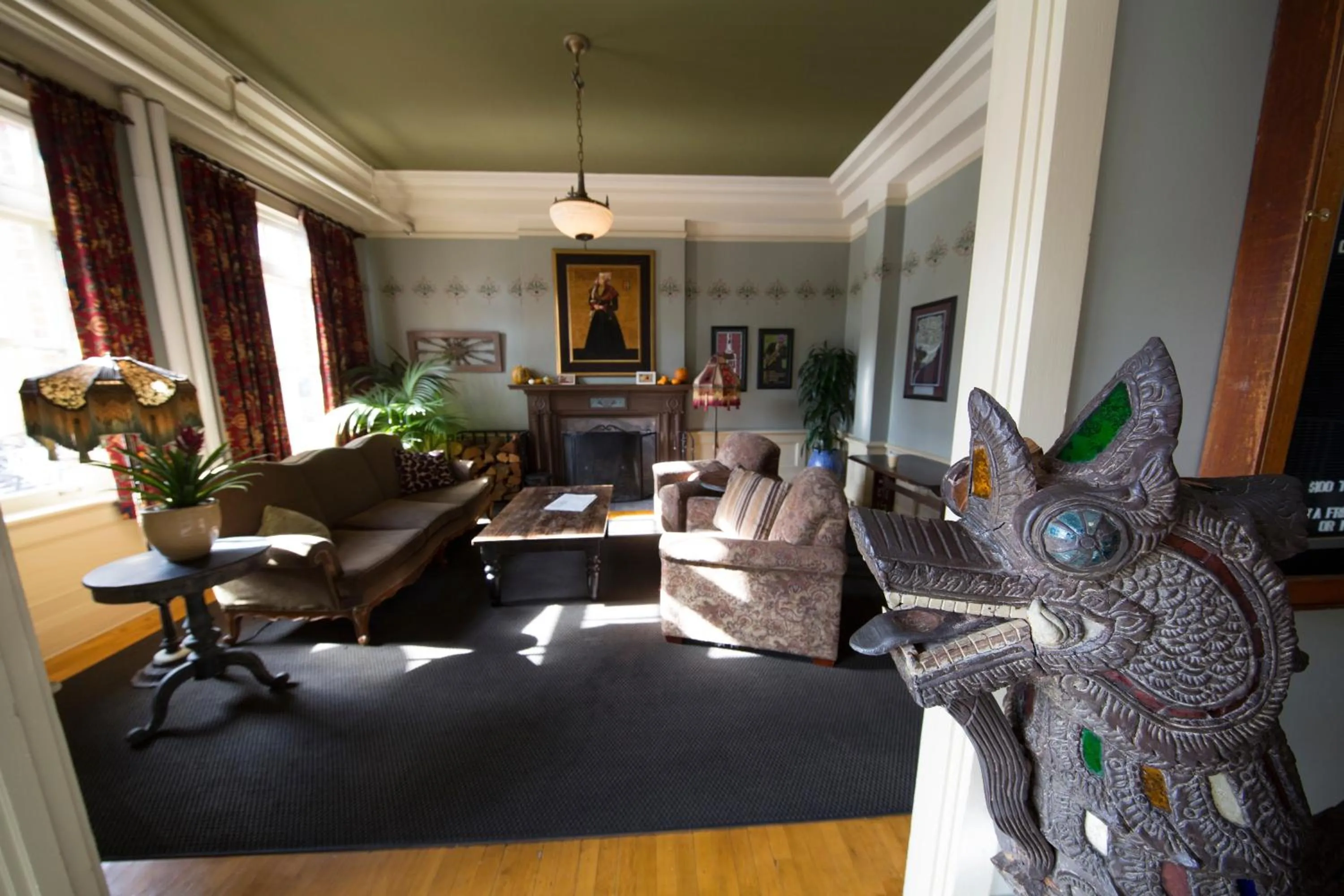 Seating area in McMenamins Grand Lodge