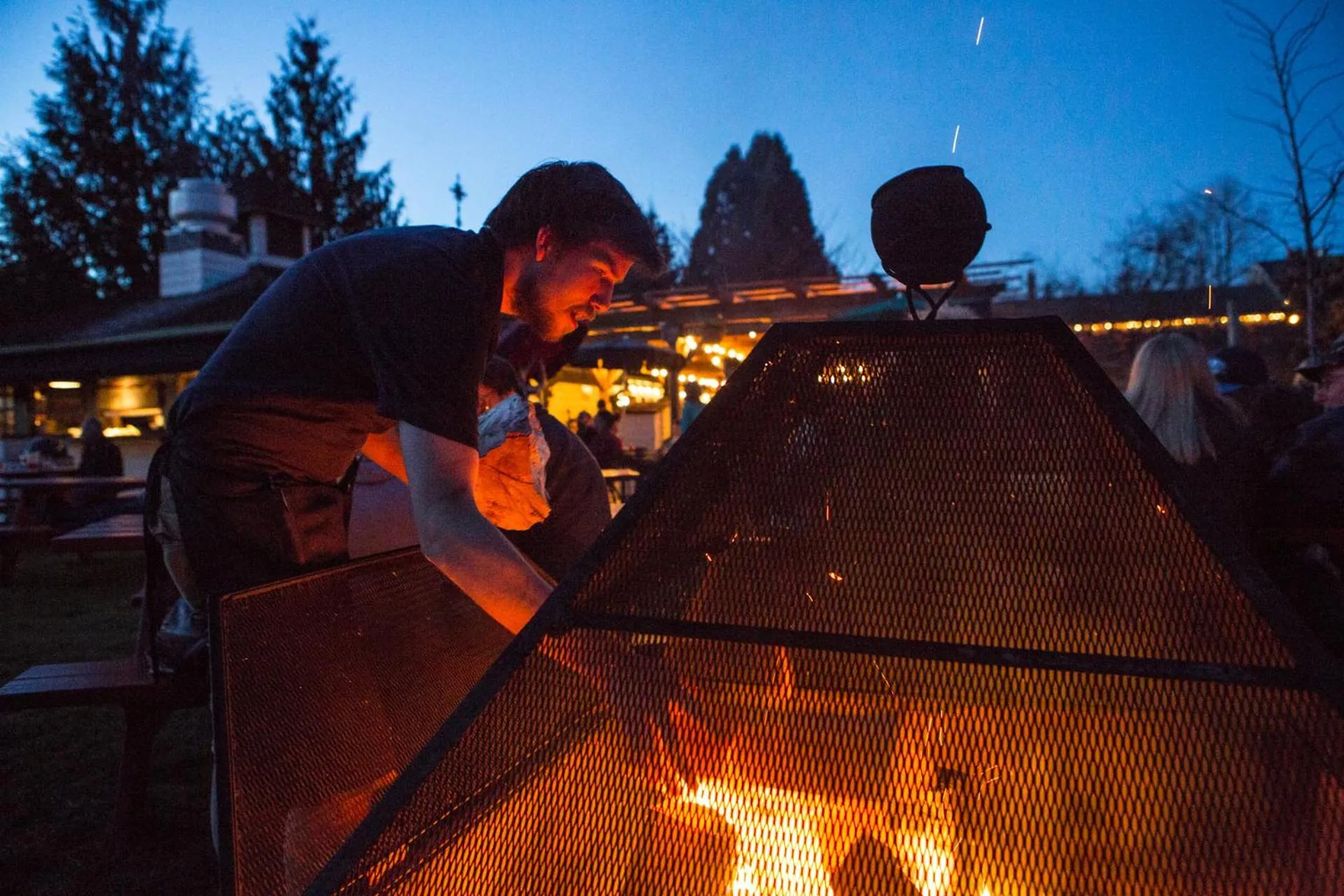 Night in McMenamins Grand Lodge