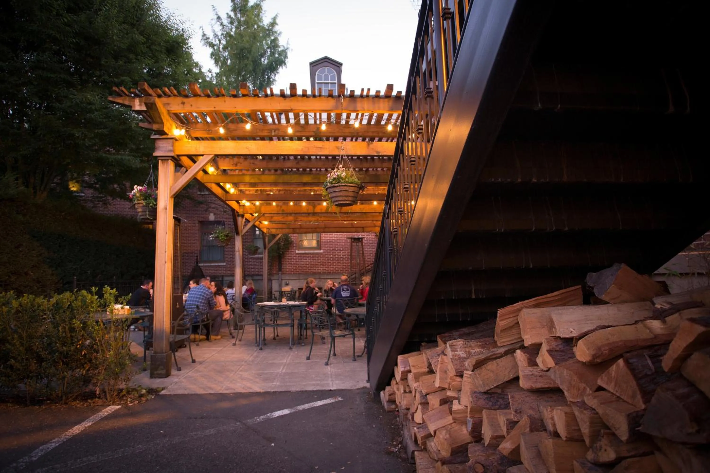 Patio in McMenamins Grand Lodge