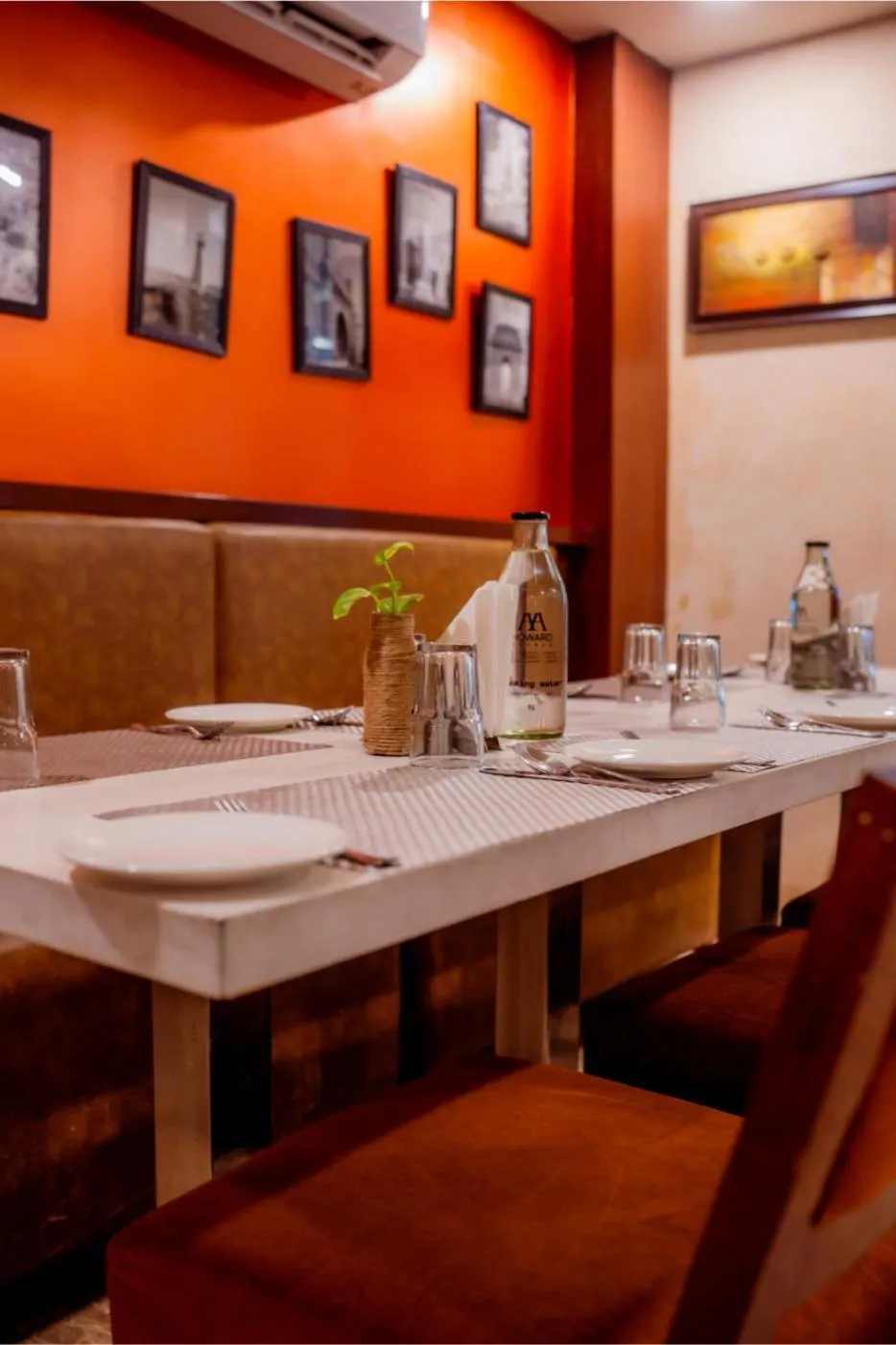 Dining area in HHW Hotel- Agra