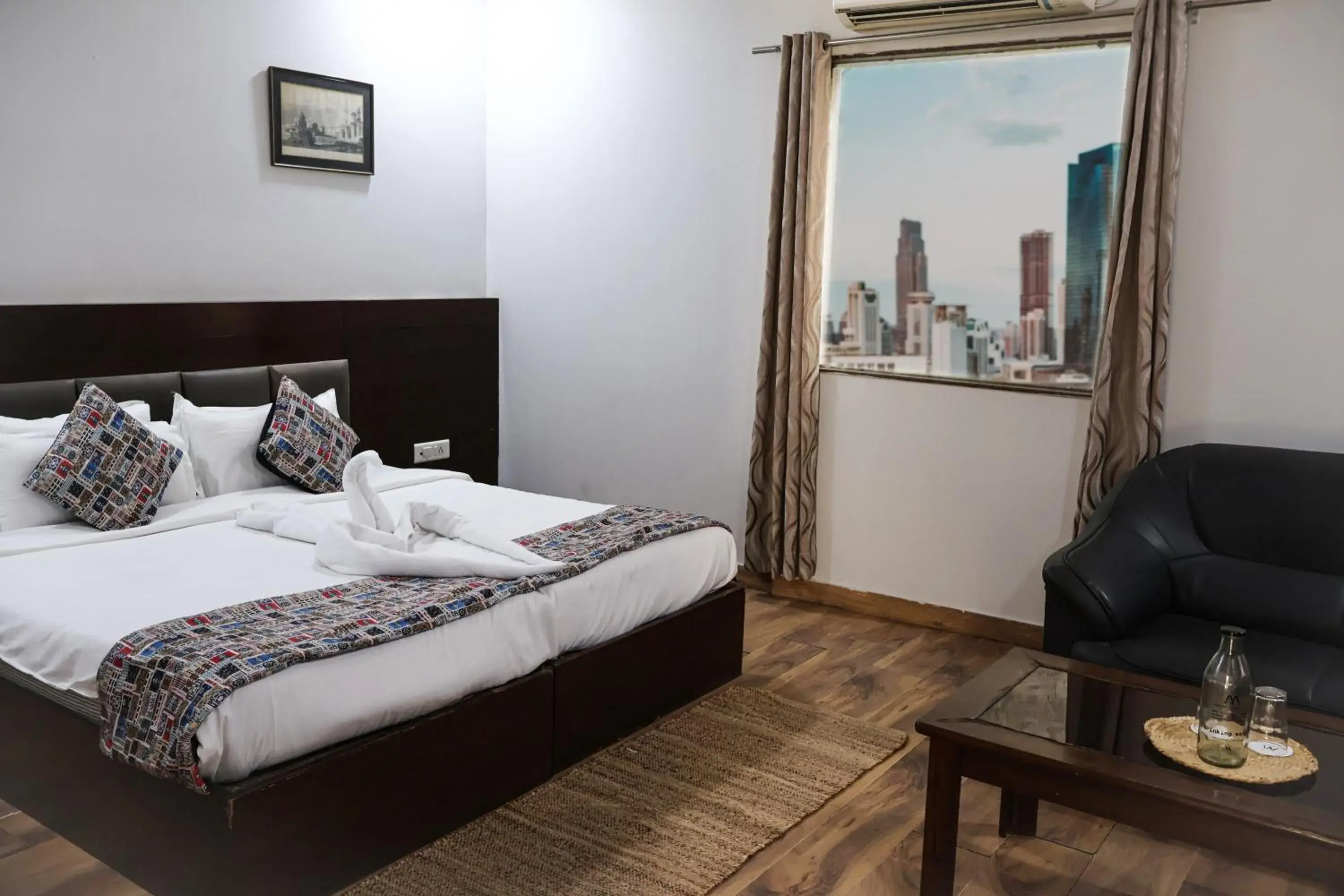 Photo of the whole room, Bed in HHW Hotel- Agra Photo of the whole room, Bed in HHW Hotel- Agra