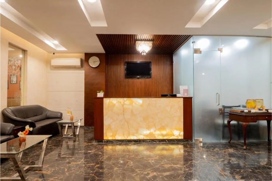 Lobby or reception in HHW Hotel- Agra