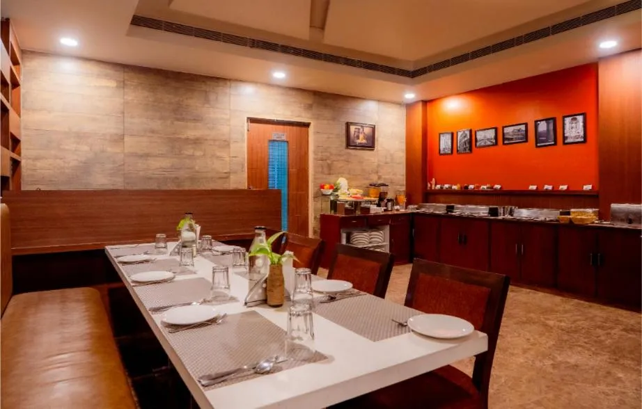 Dining area in HHW Hotel- Agra