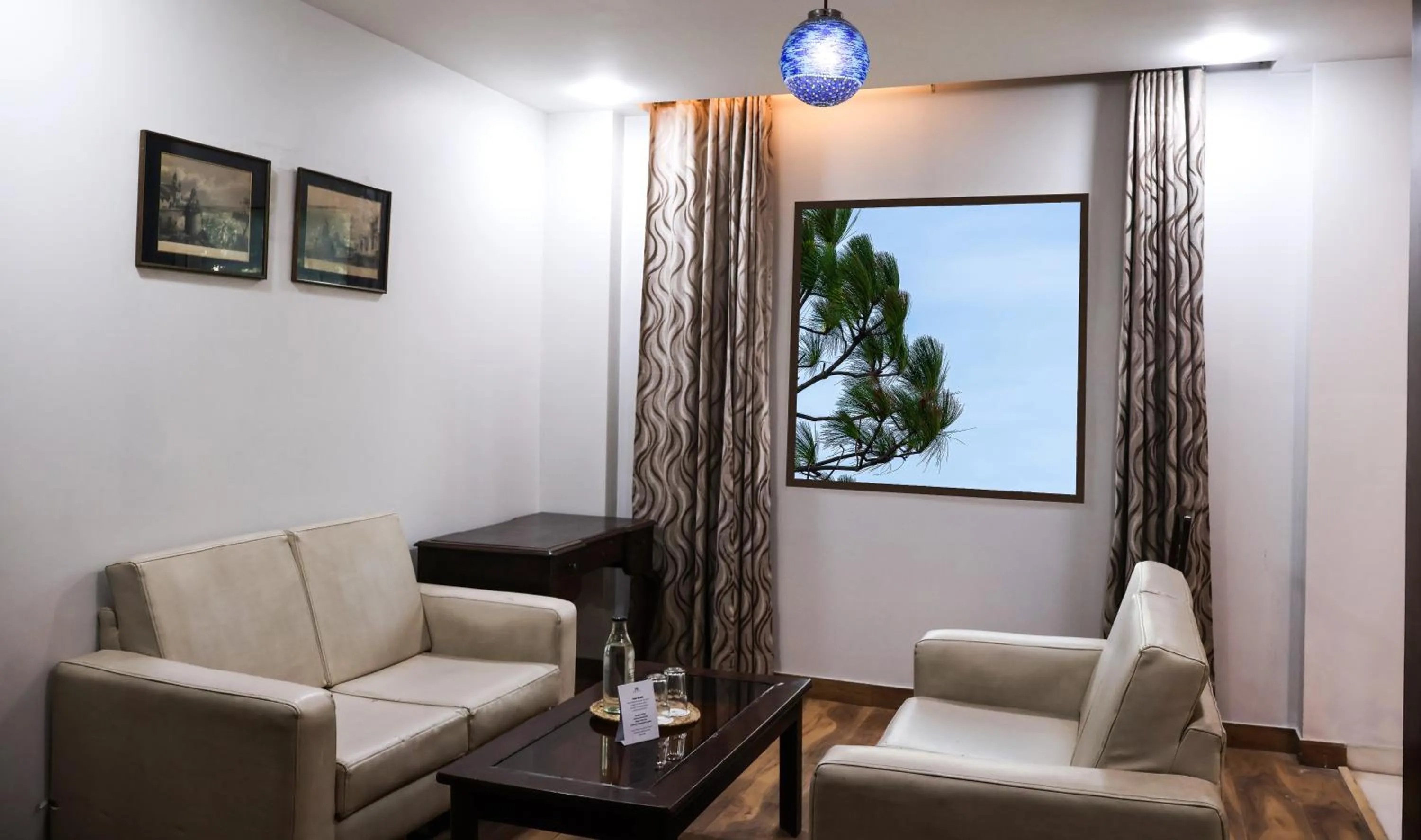 Seating area in HHW Hotel- Agra