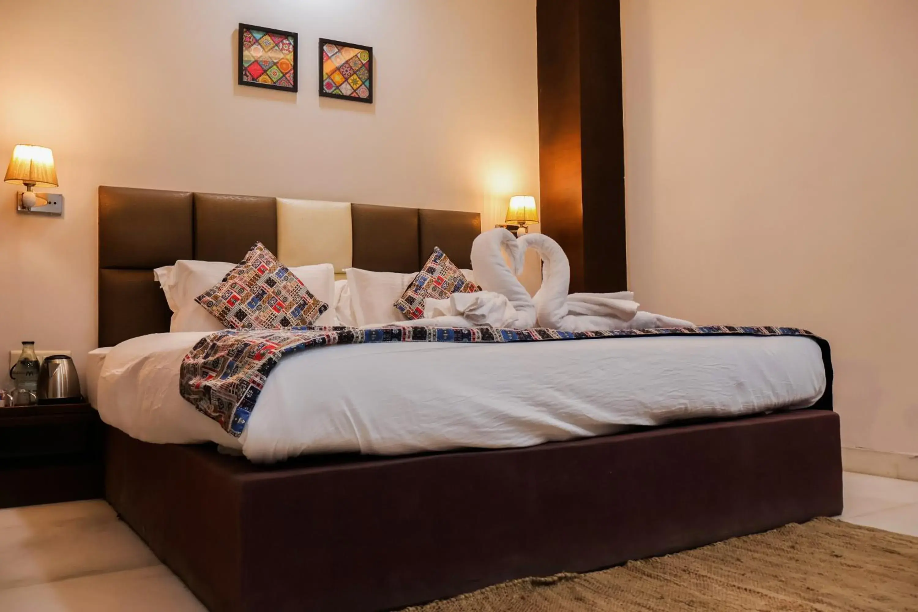 Bed in HHW Hotel- Agra Bed in HHW Hotel- Agra