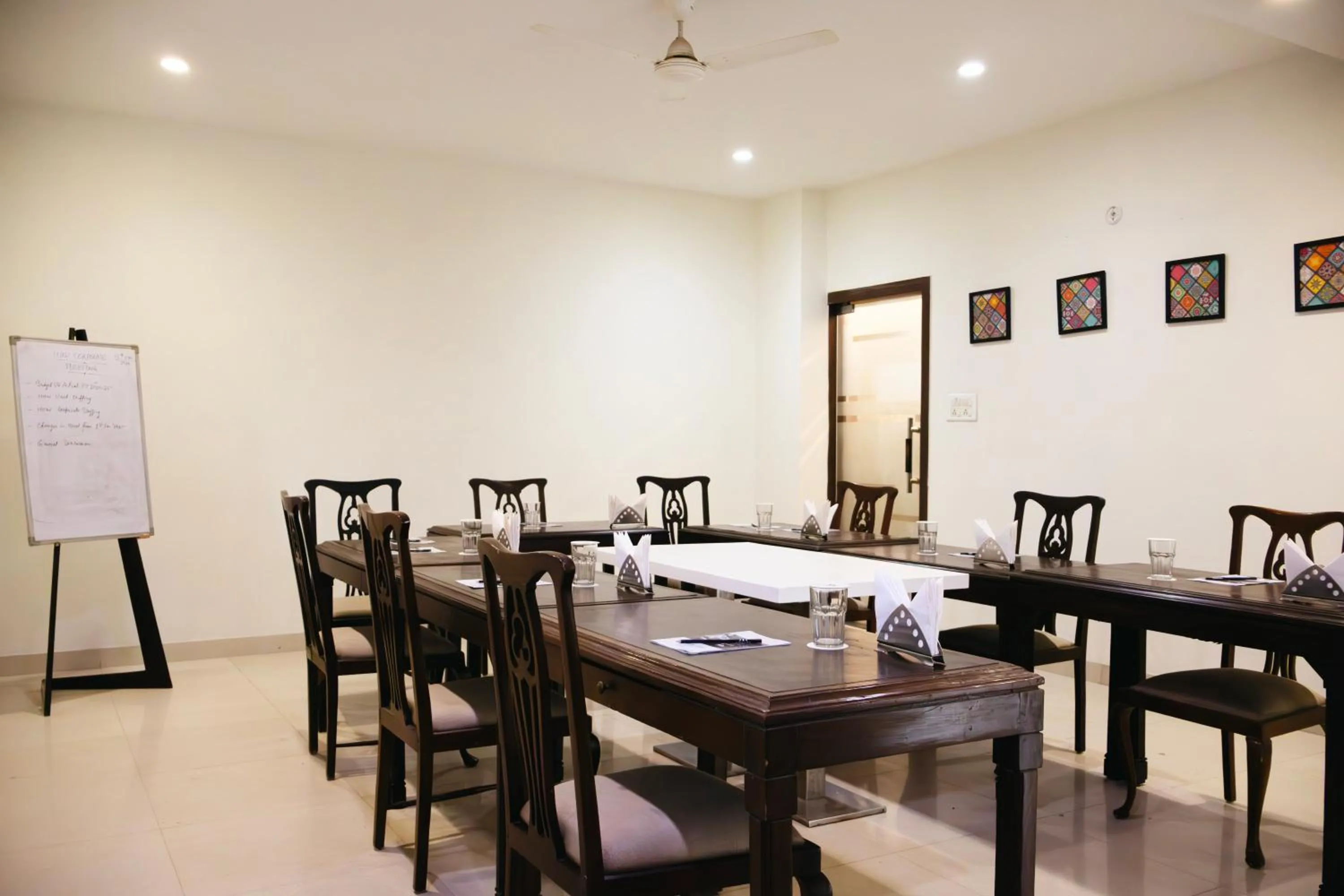 Dining area in HHW Hotel- Agra