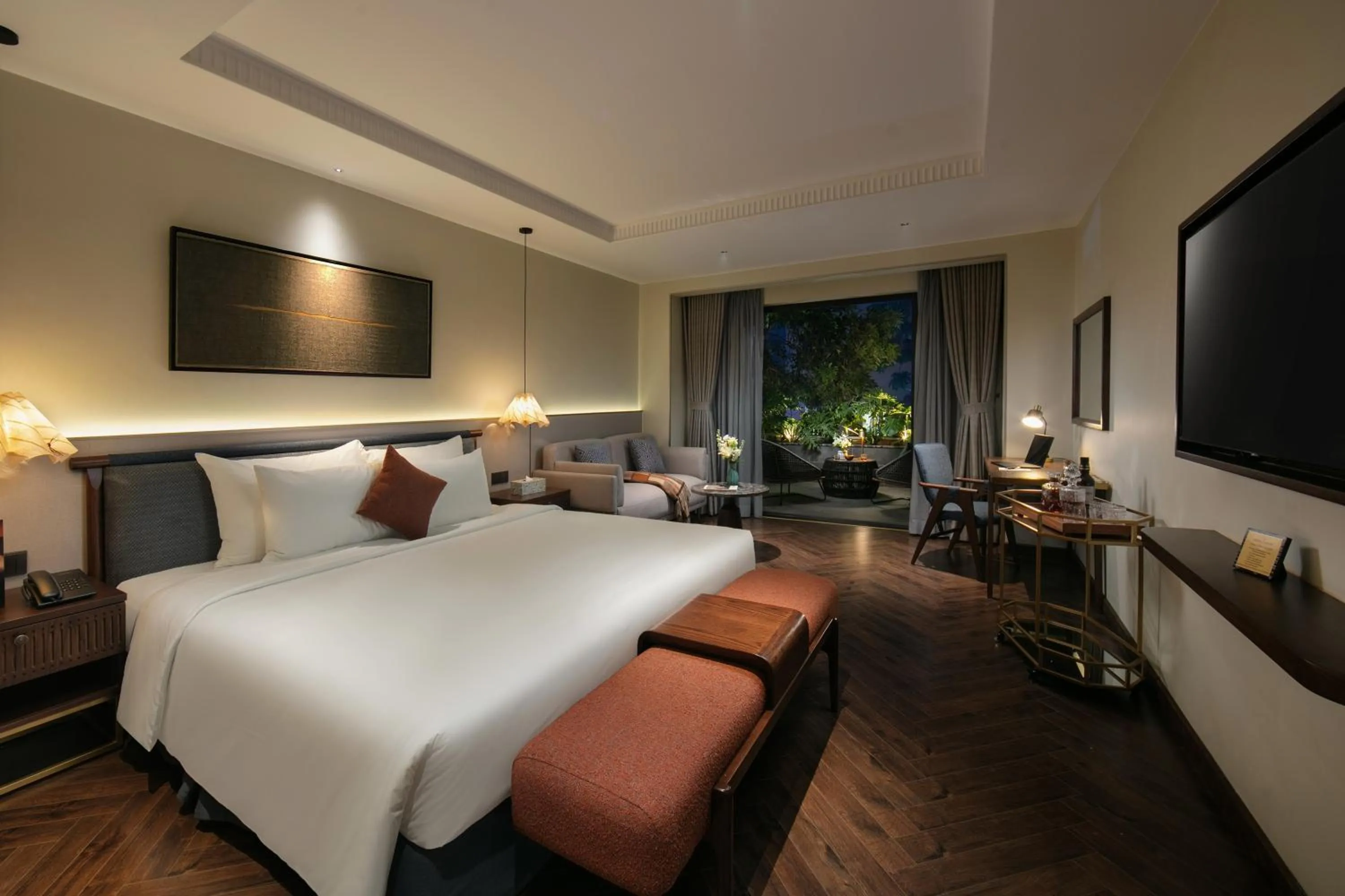 View (from property/room), Bed in HOTEL de LAGOM