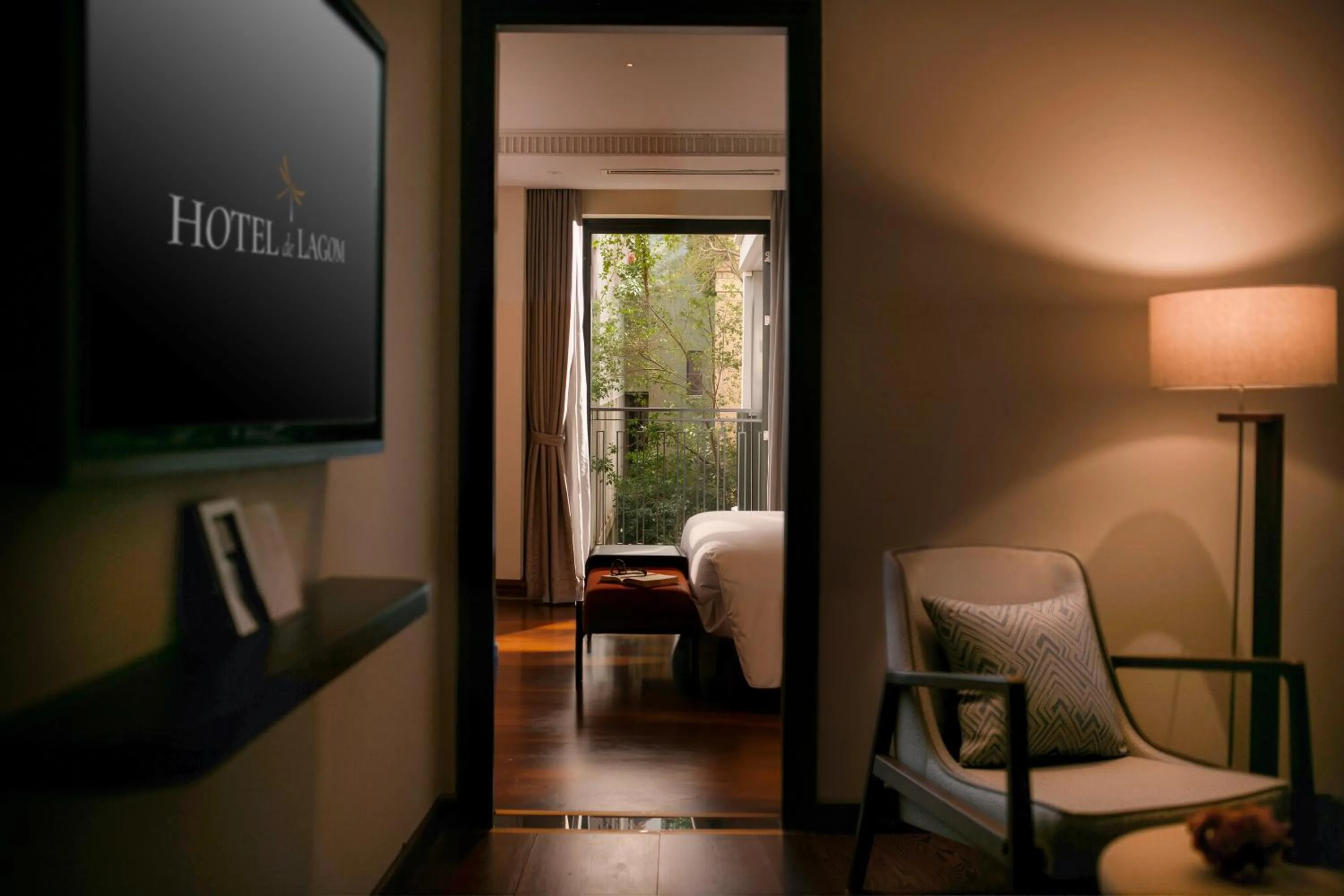 Living room in HOTEL de LAGOM