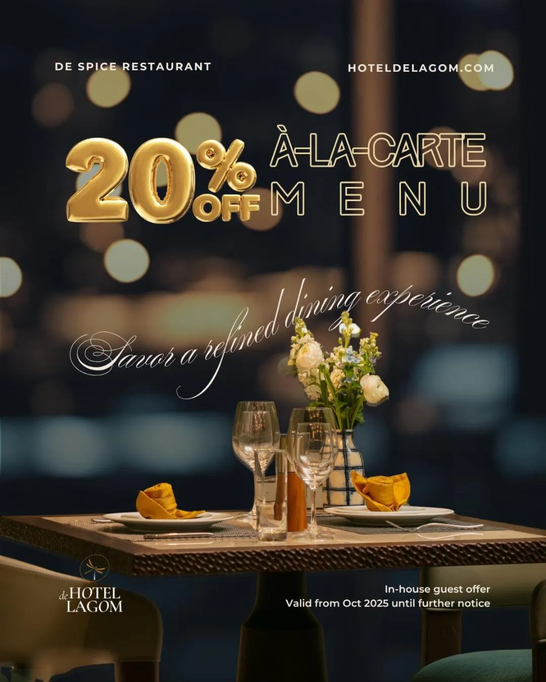 Restaurant/places to eat in HOTEL de LAGOM