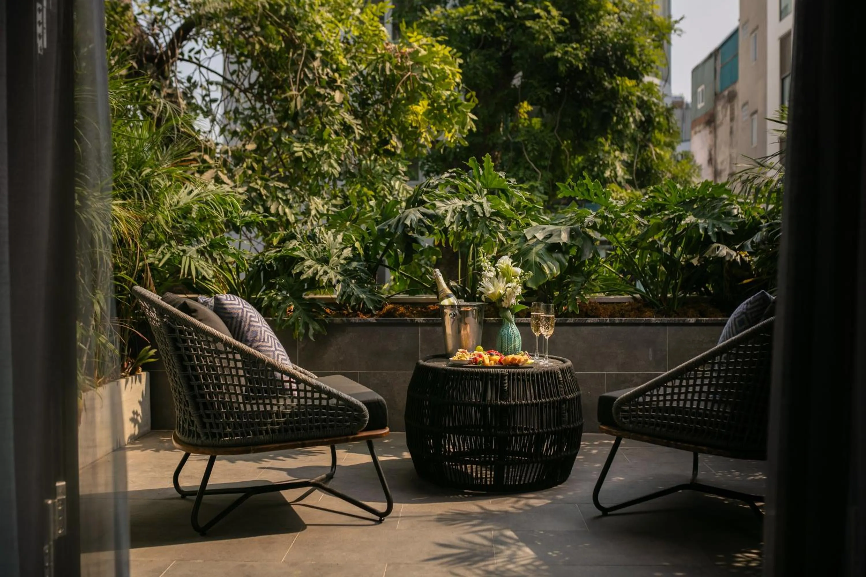 Balcony/Terrace in HOTEL de LAGOM