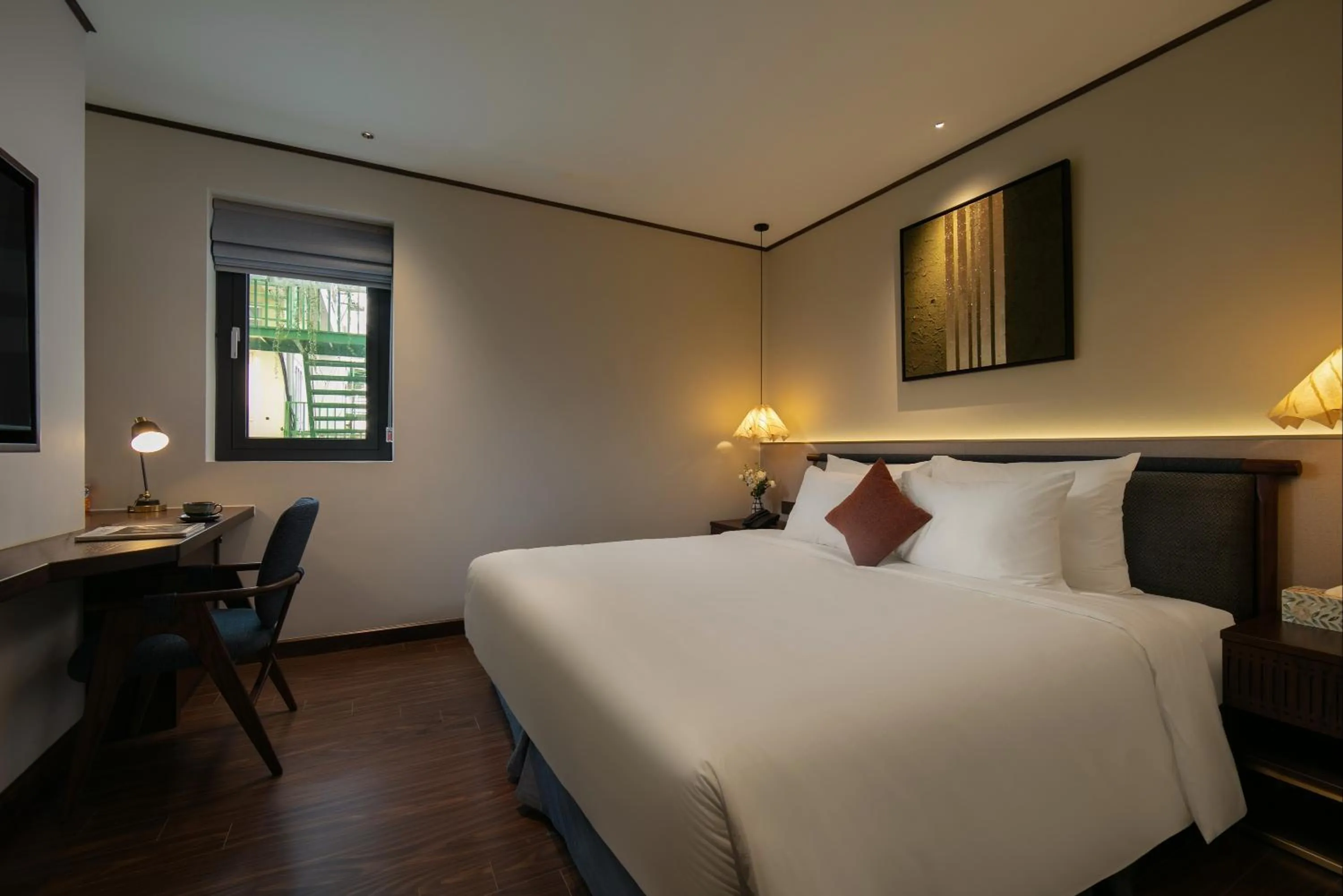 View (from property/room), Bed in HOTEL de LAGOM