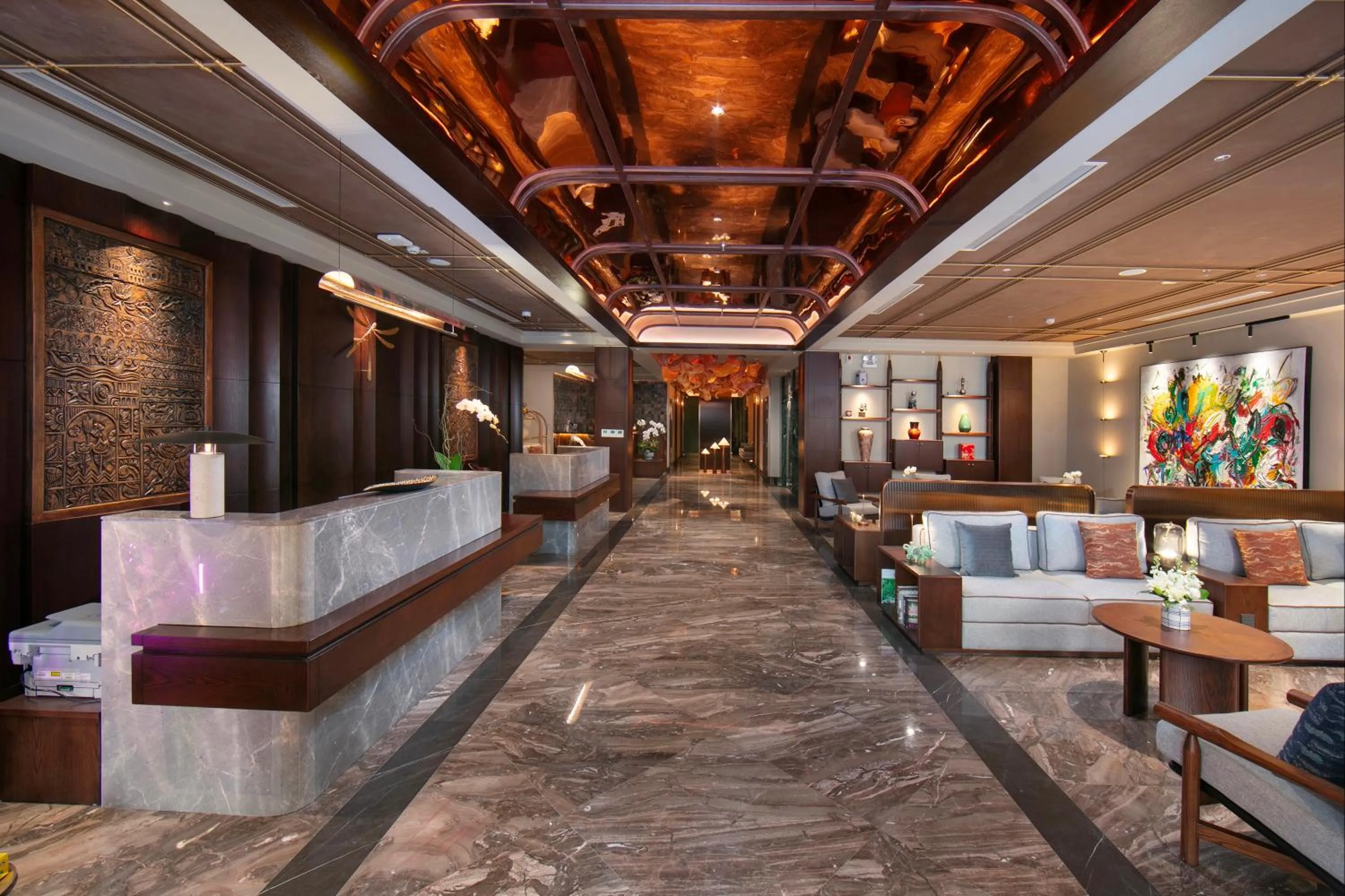 Lobby or reception in HOTEL de LAGOM