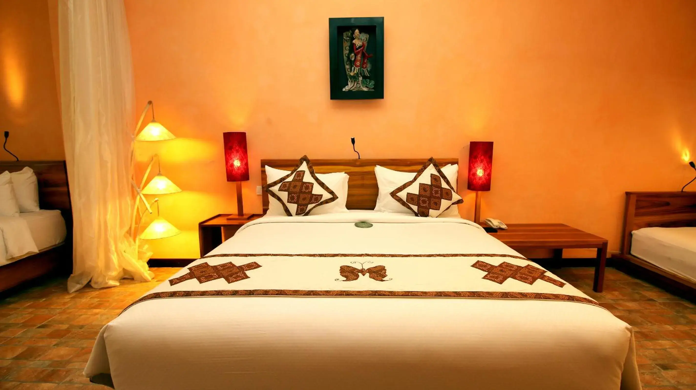 Bedroom, Bed in Jungle Retreat by Kupu Kupu Barong Bedroom, Bed in Jungle Retreat by Kupu Kupu Barong